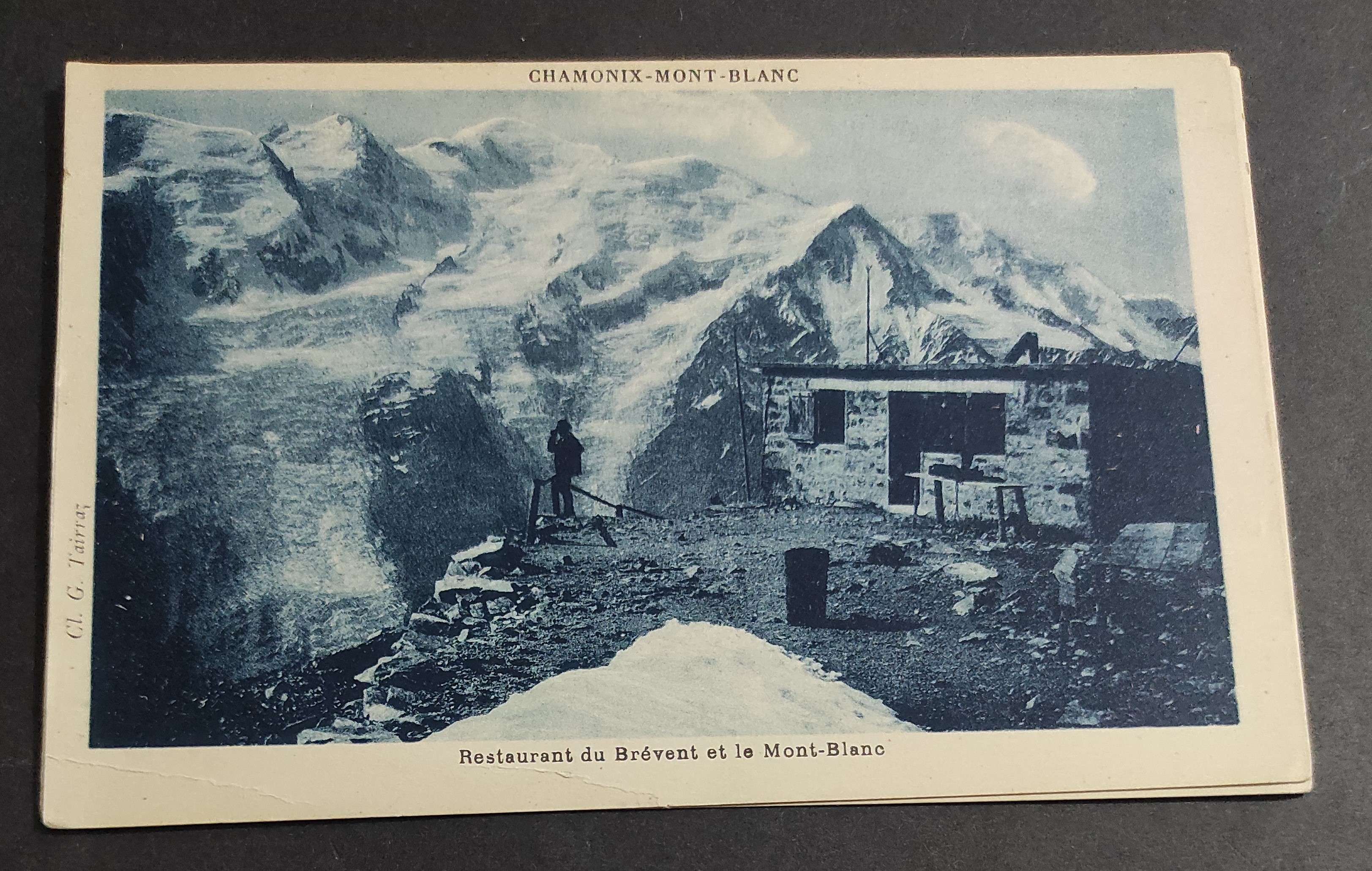 Cartolina Chamonix-Mont-Blanc - Restaurant du Brévent et le Mont-Blanc