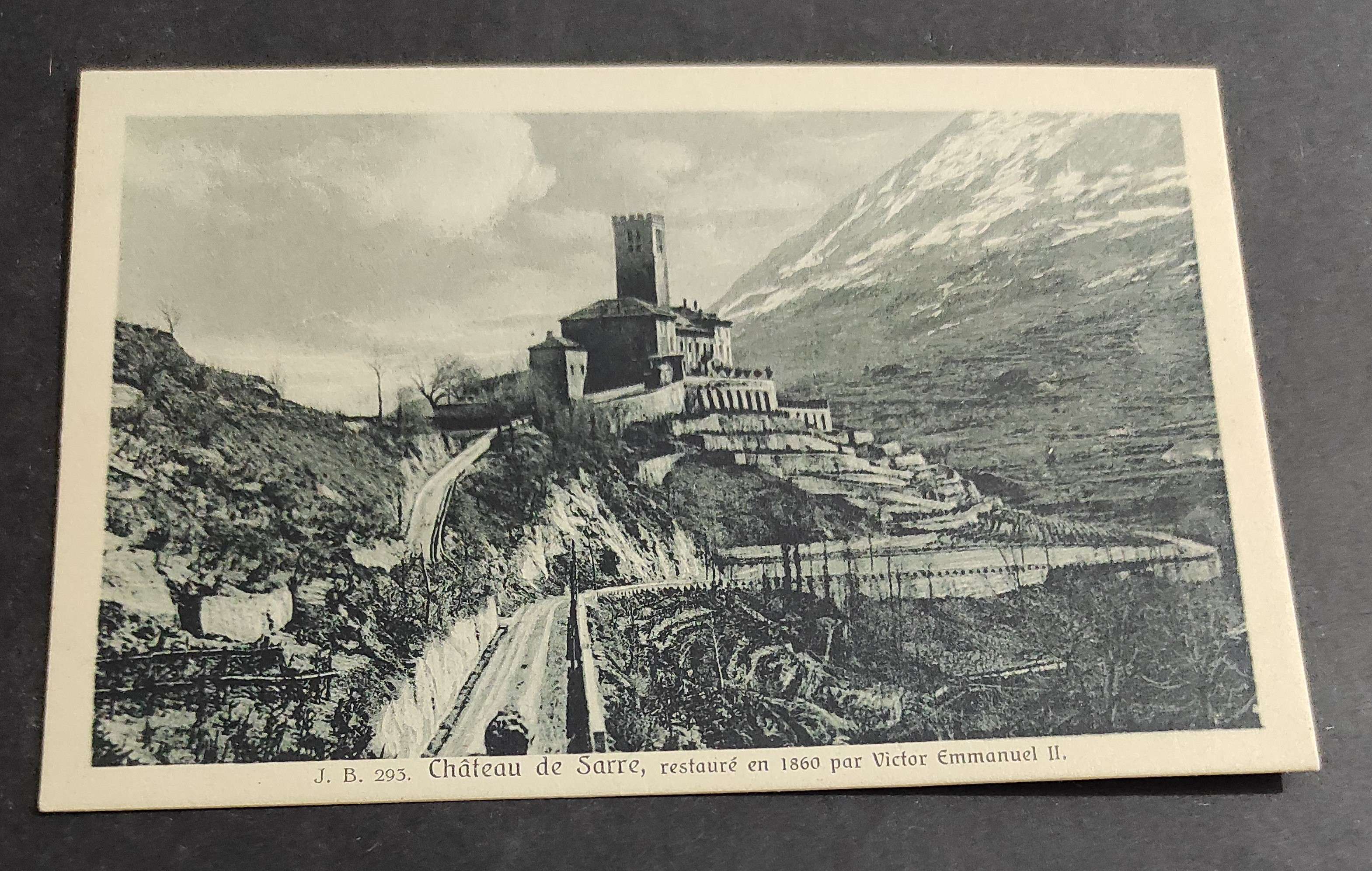 Cartolina Chateau de Sarre - Restauré en 1860 par Victor …
