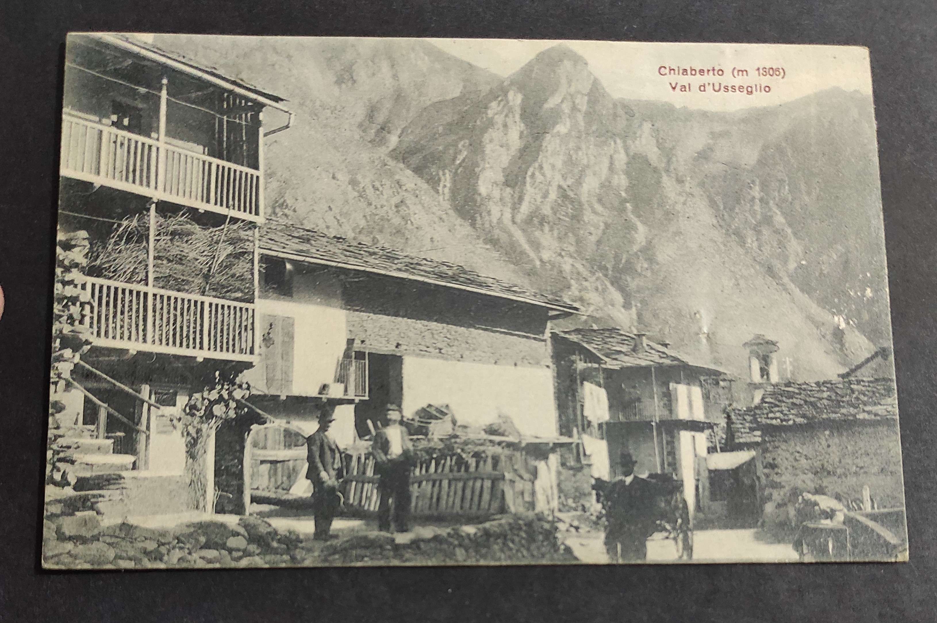 Cartolina Chiaberto - Val D'Usseglio
