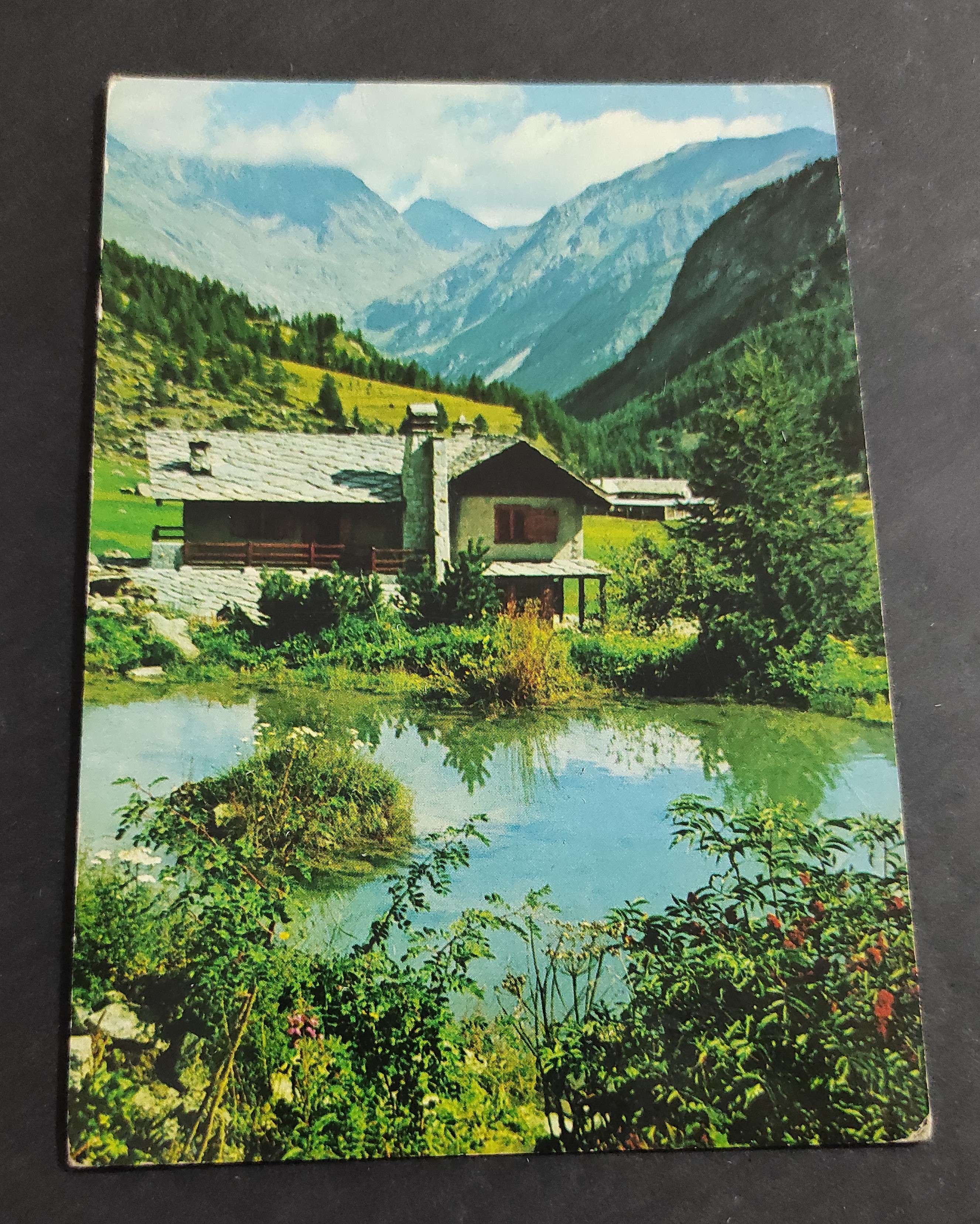 Cartolina Cogne (Valle d'Aosta) - Giardino Alpino "Paradisia"
