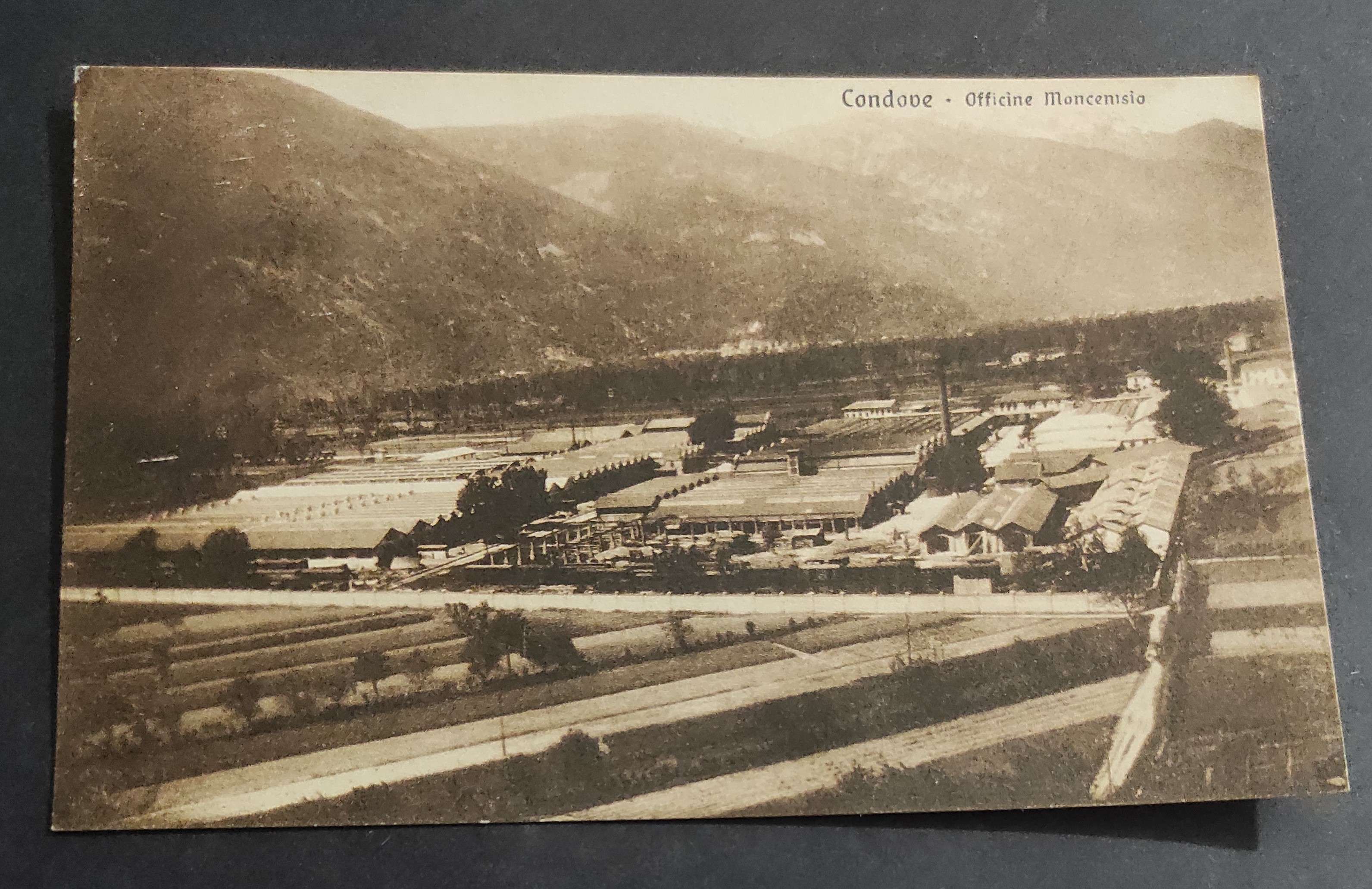 Cartolina Condove - Officine Moncenisio