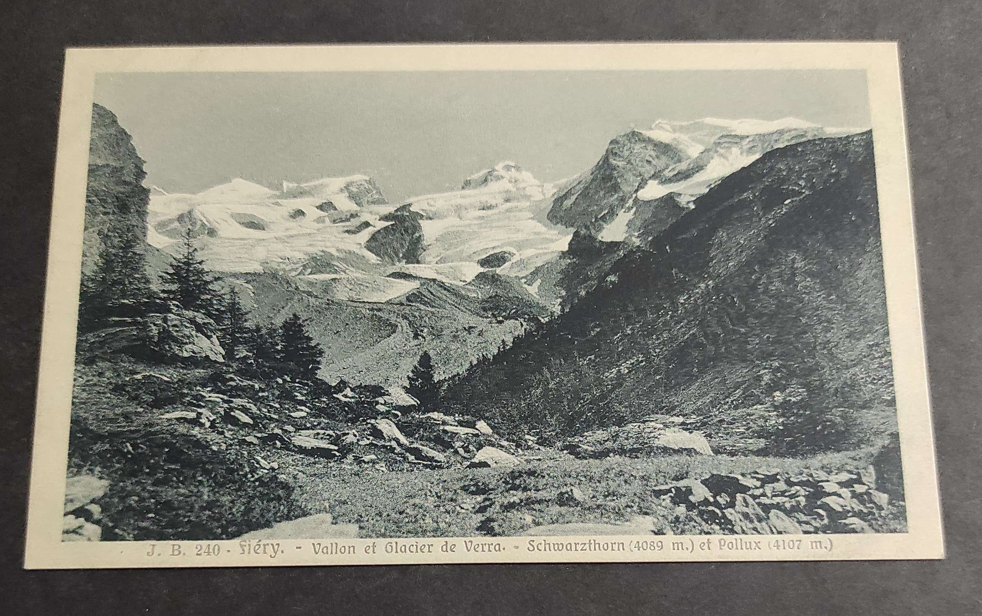Cartolina Fiery - Vallon et Glacier de Verra - Schwarzthorn …