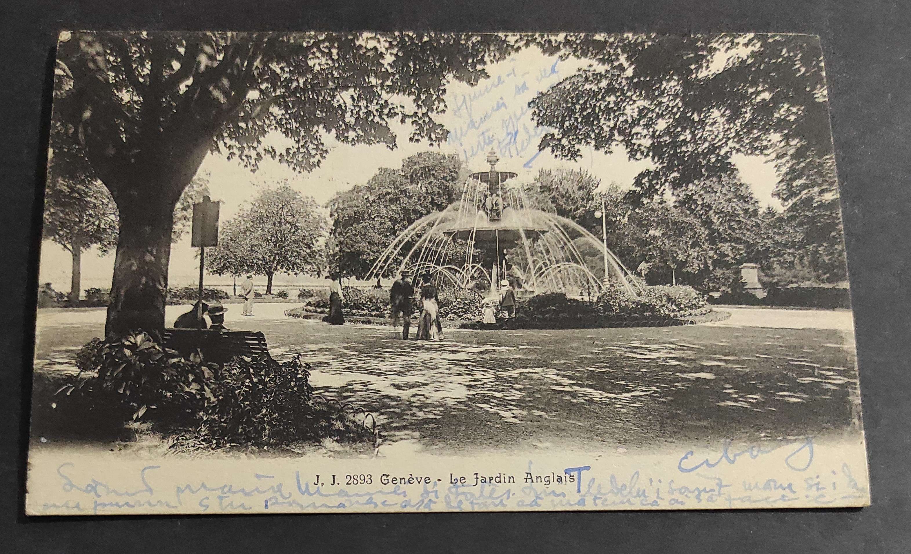 Cartolina Genève - Le Jardin Anglais