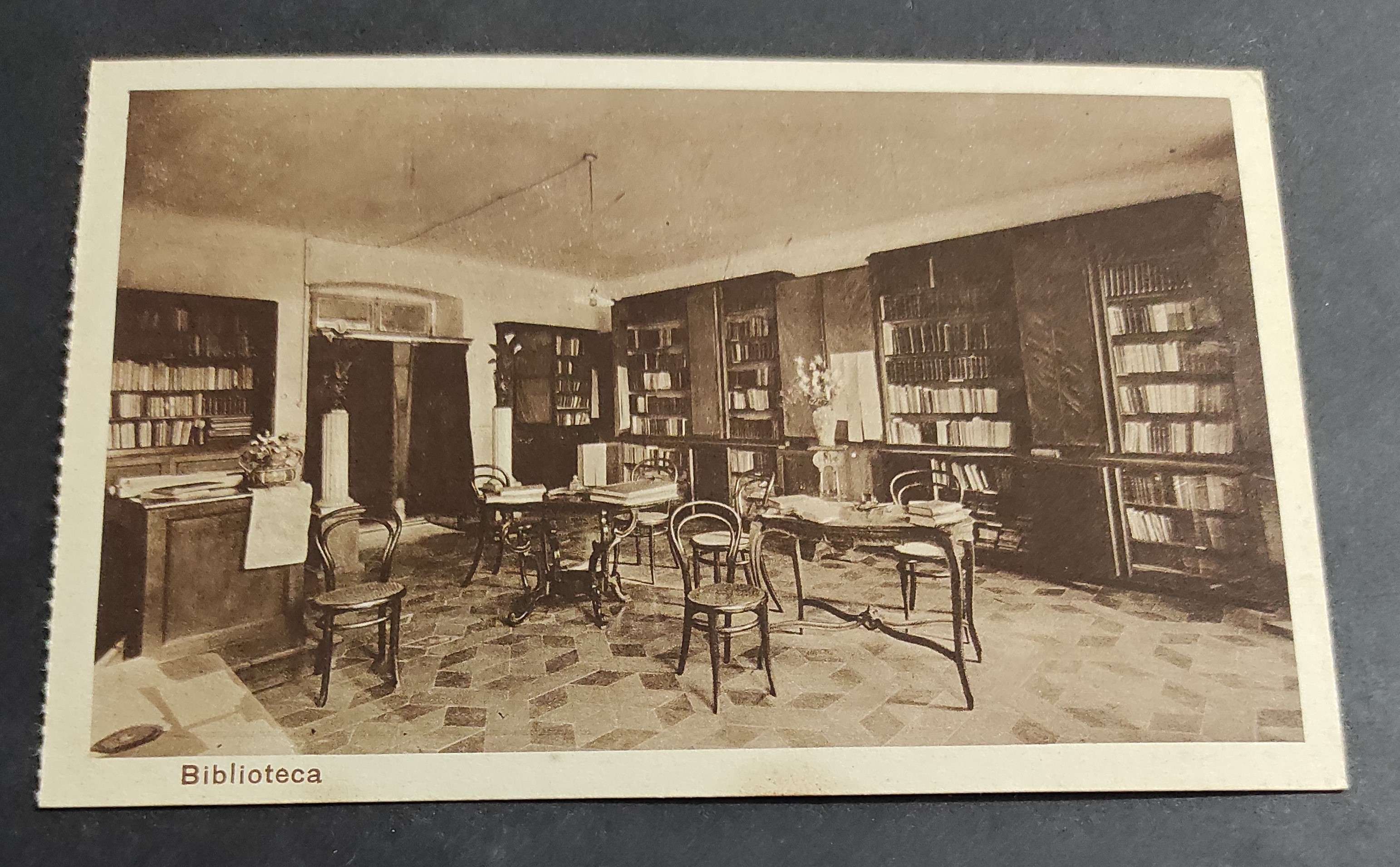 Cartolina Genova - Istituto Ravasco - Biblioteca
