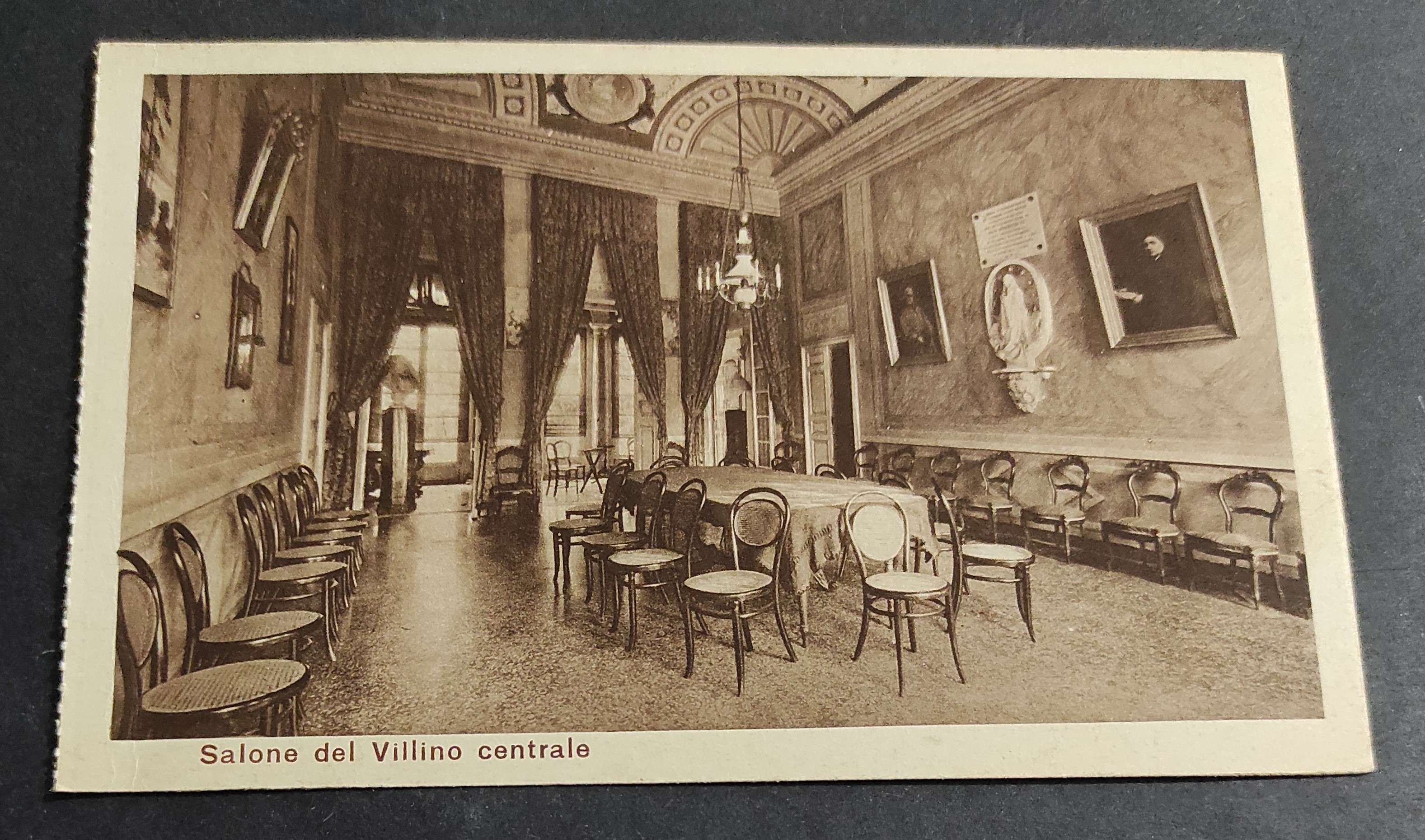 Cartolina Genova - Istituto Ravasco - Salone del Villino Centrale