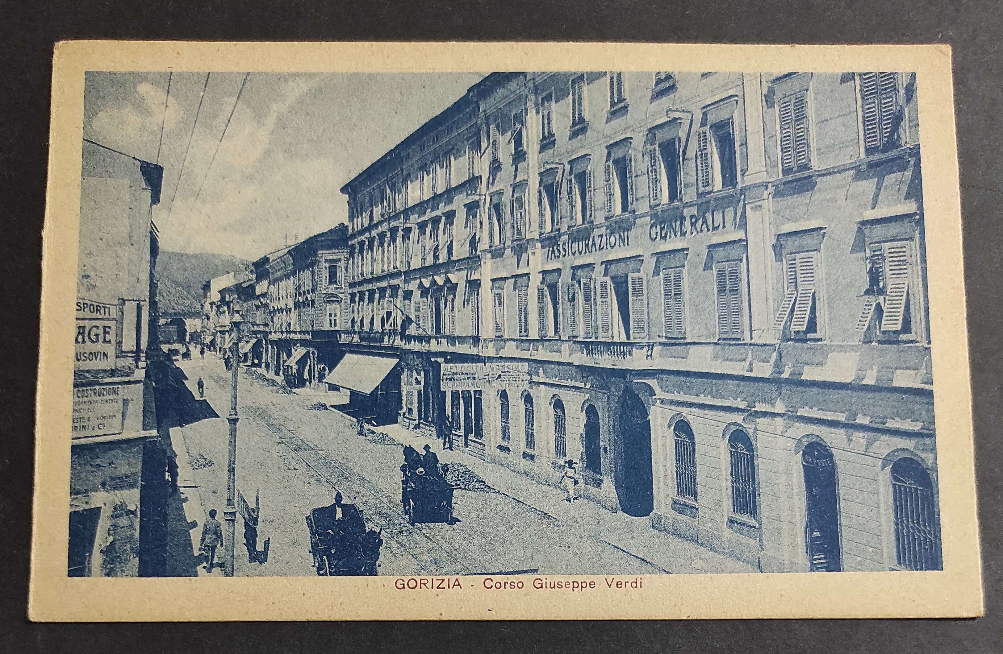 Cartolina Gorizia - Corso Giuseppe Verdi