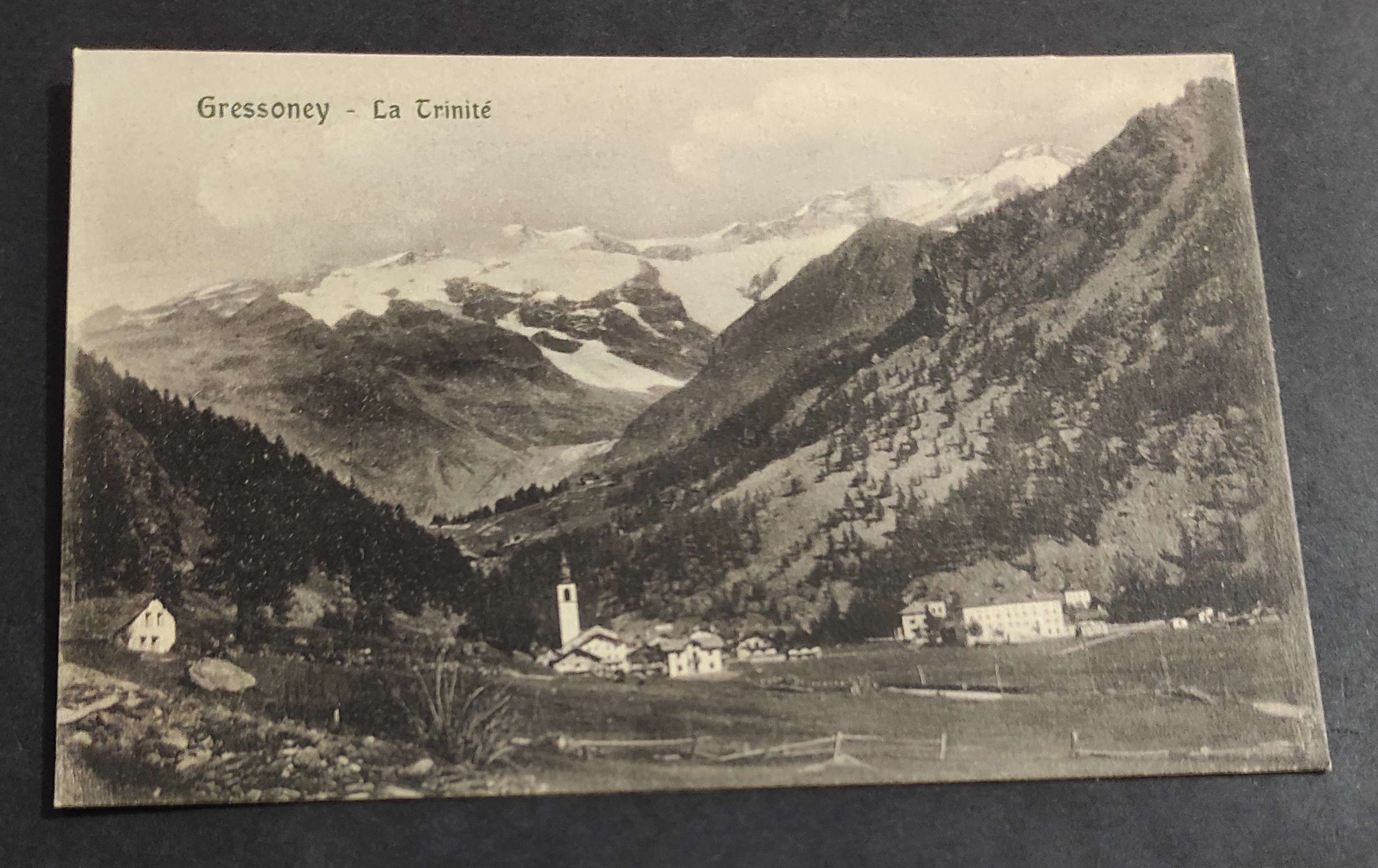 Cartolina Gressoney - La Trinité