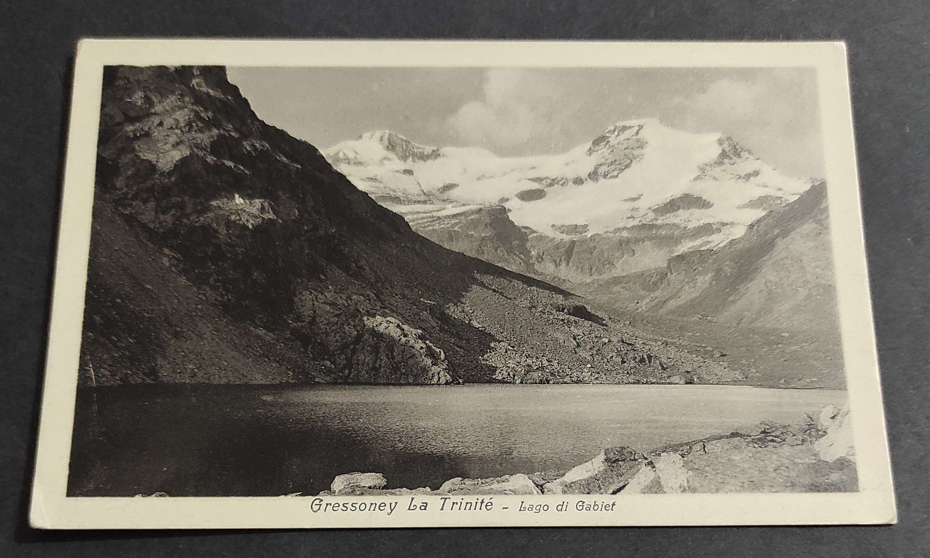 Cartolina Gressoney La Trinité - Lago di Gabiet