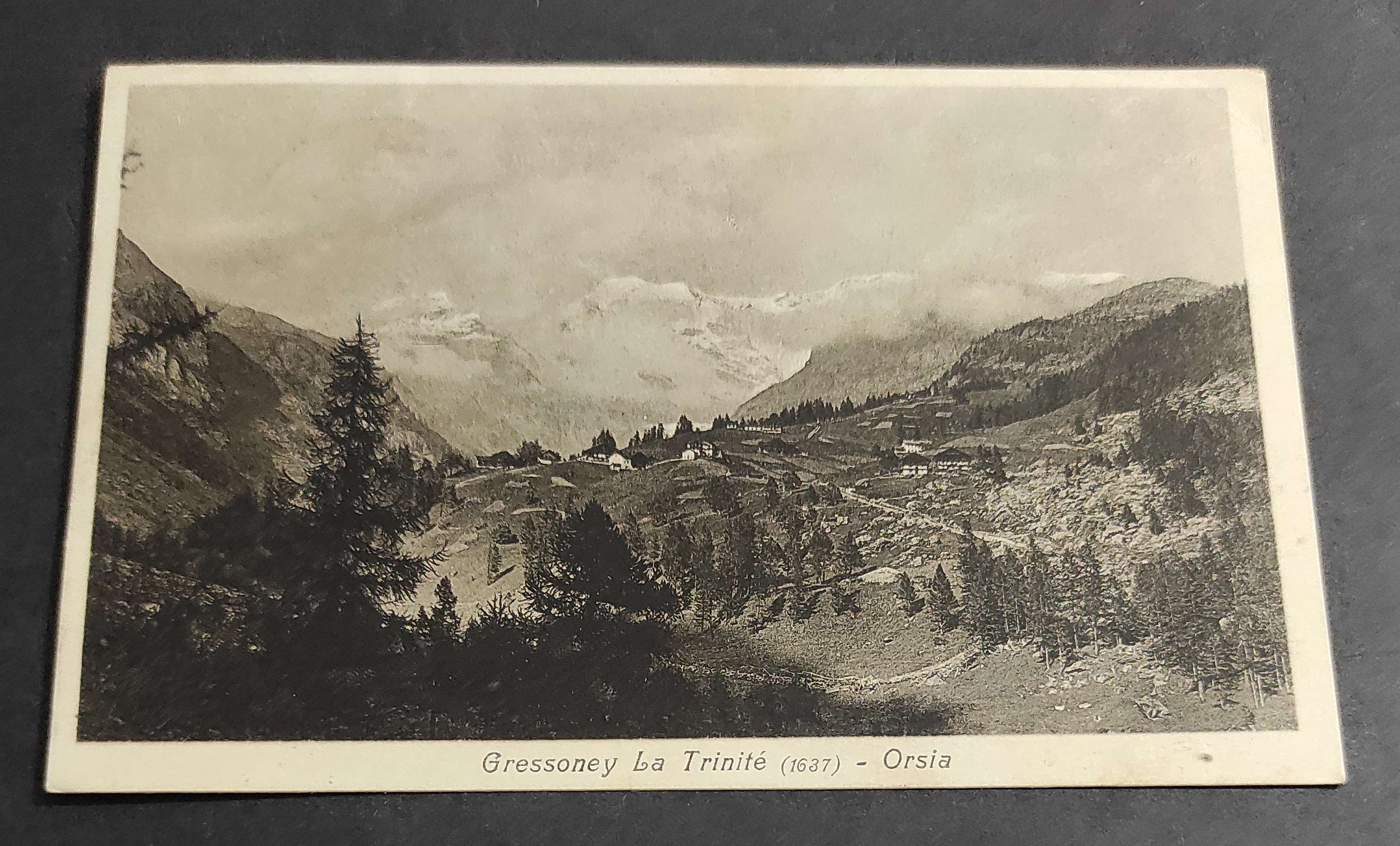 Cartolina Gressoney La Trinité - Orsia