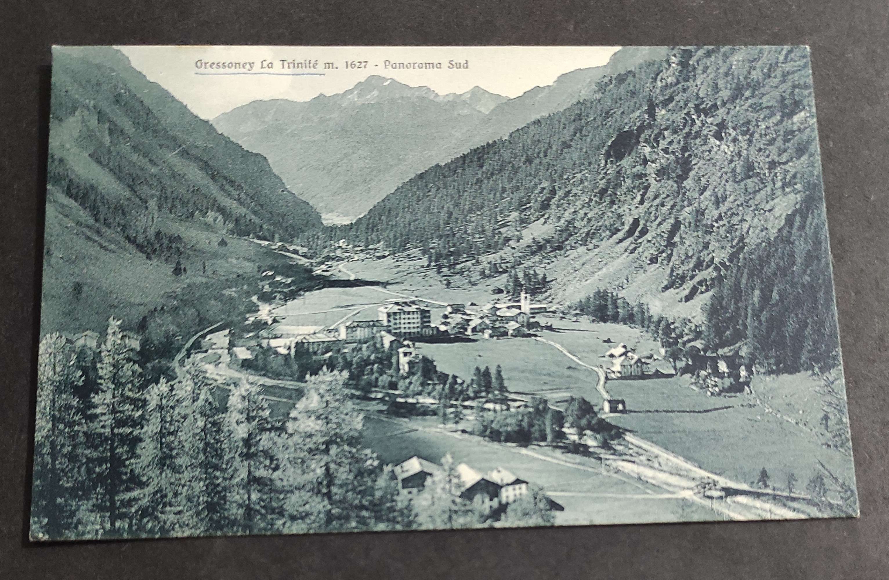 Cartolina Gressoney La Trinité - Panorama Sud