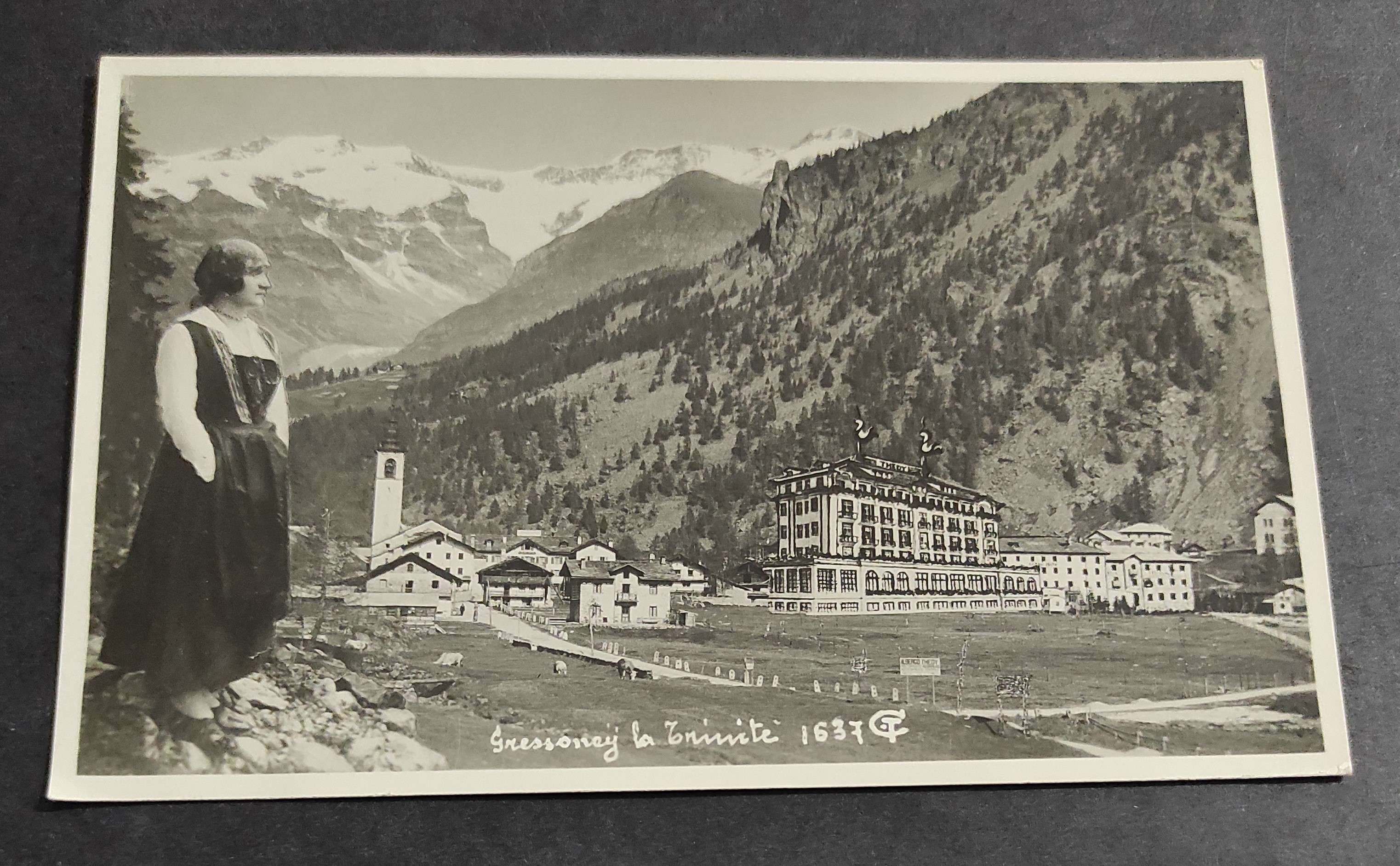 Cartolina Gressoney la Trinité