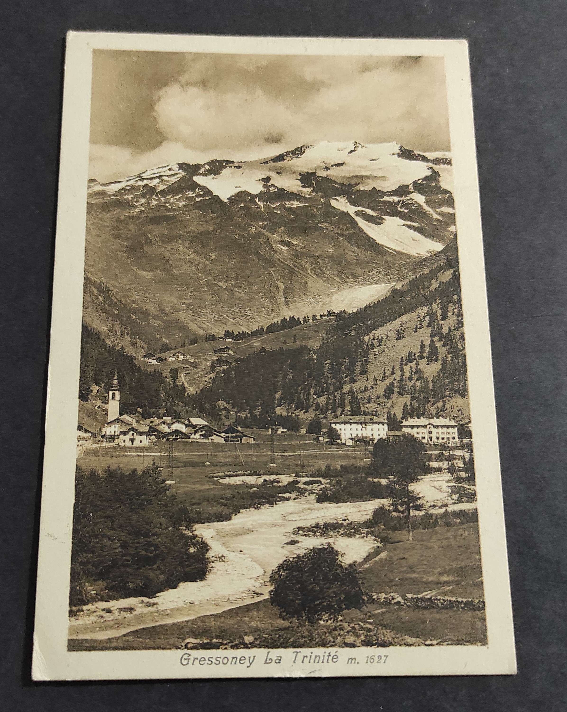 Cartolina Gressoney La Trinité