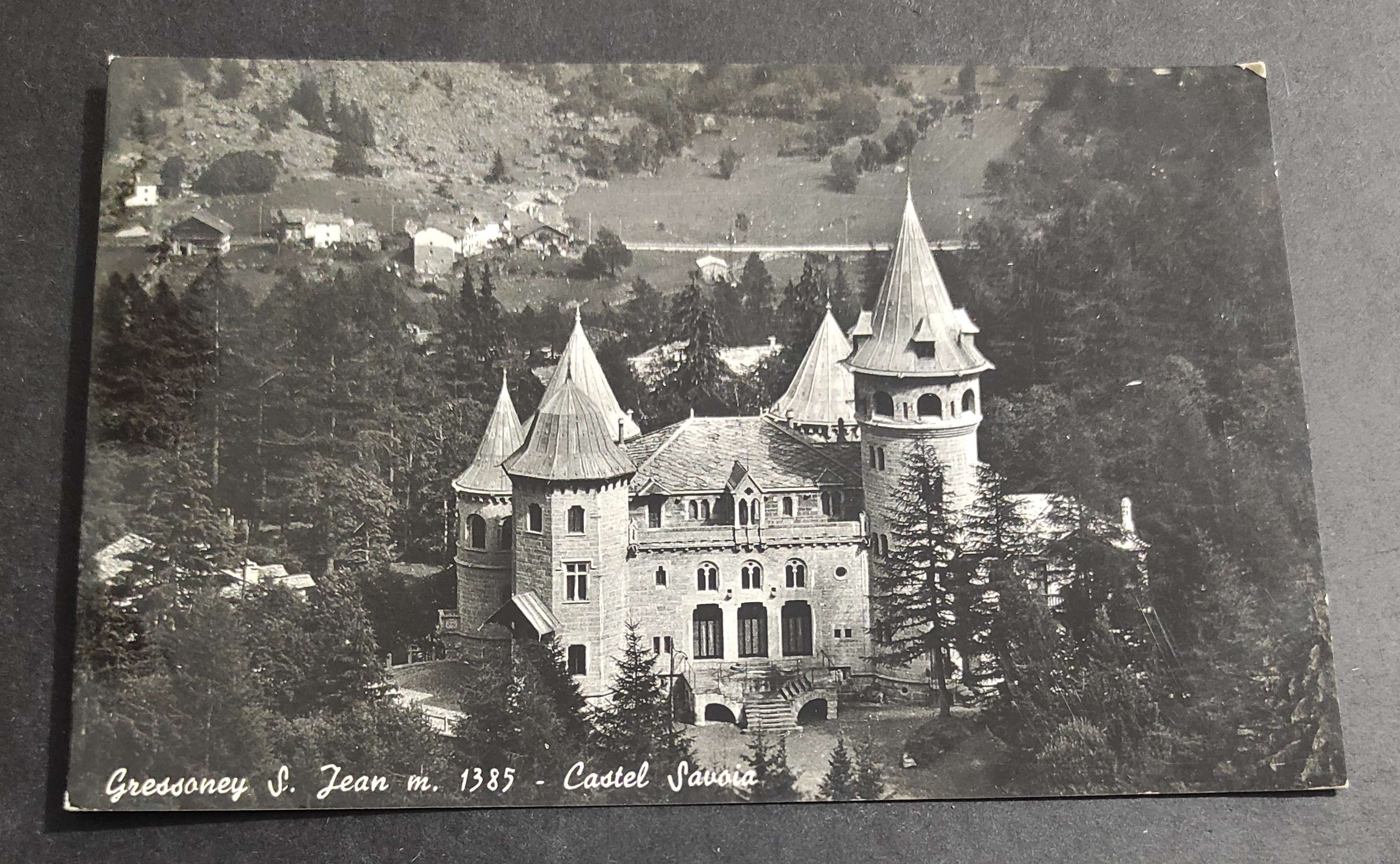 Cartolina Gressoney S. Jean - Castel Savoia