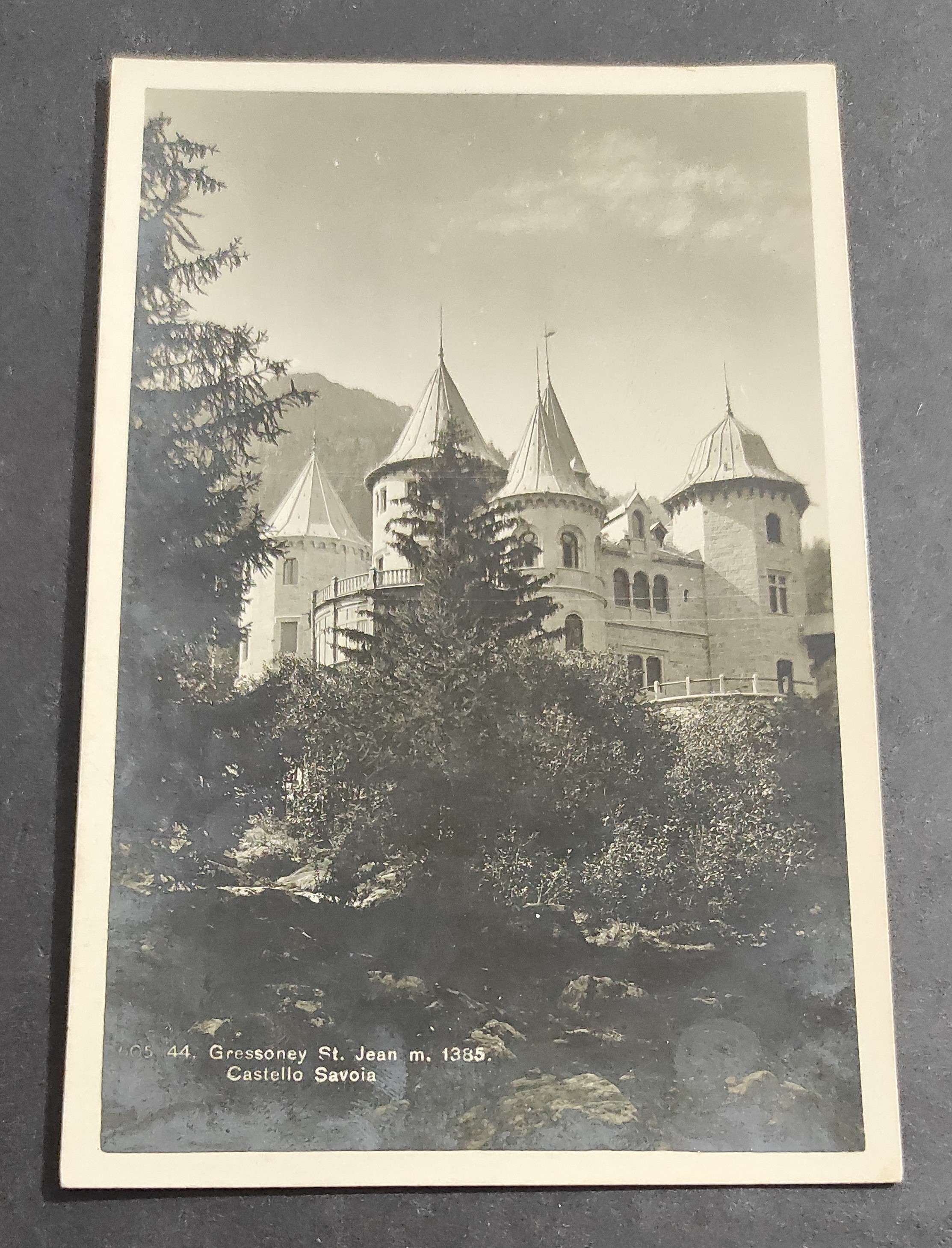 Cartolina Gressoney St. Jean - Castello Savoia