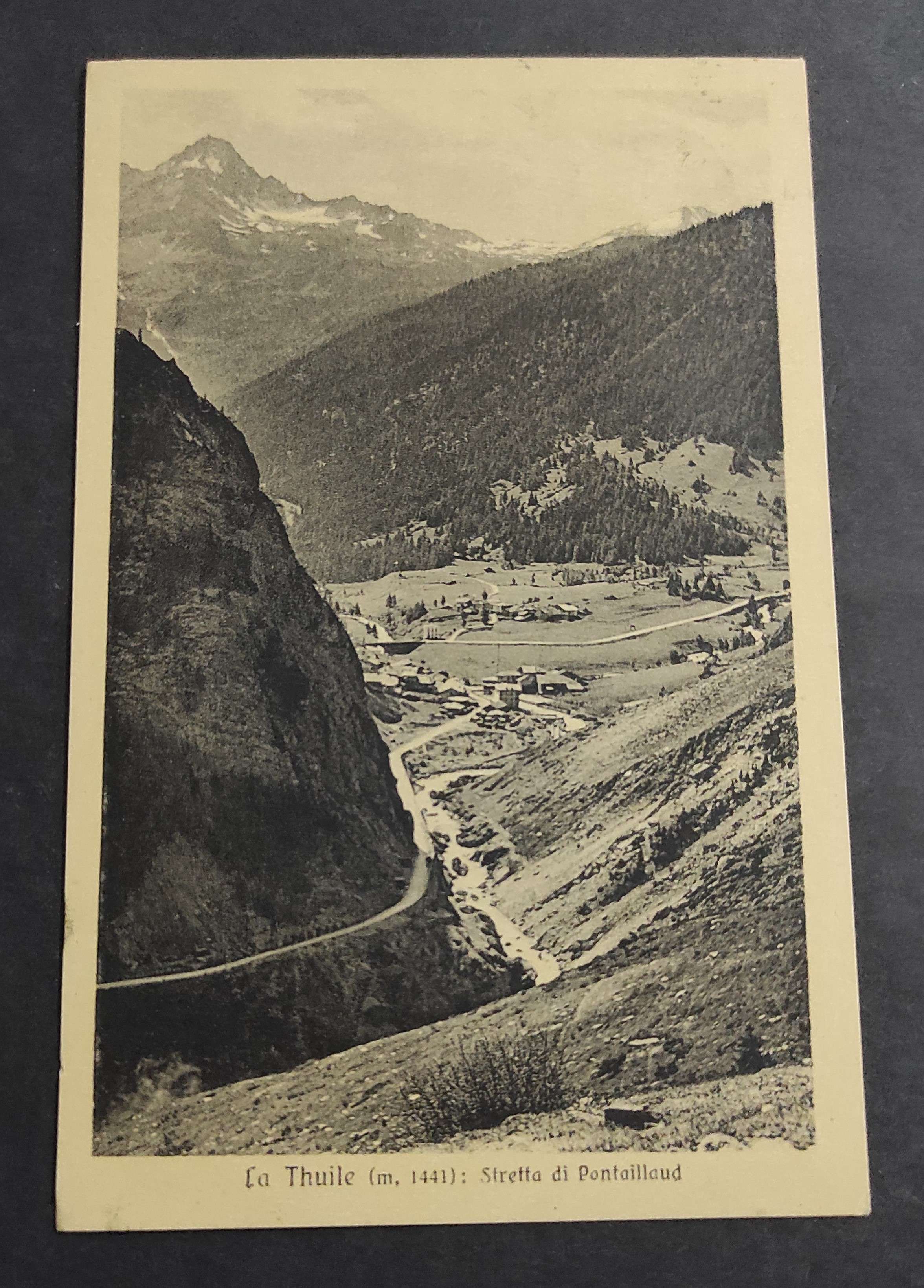 Cartolina La Thuile - Stretta di Pontaillaud