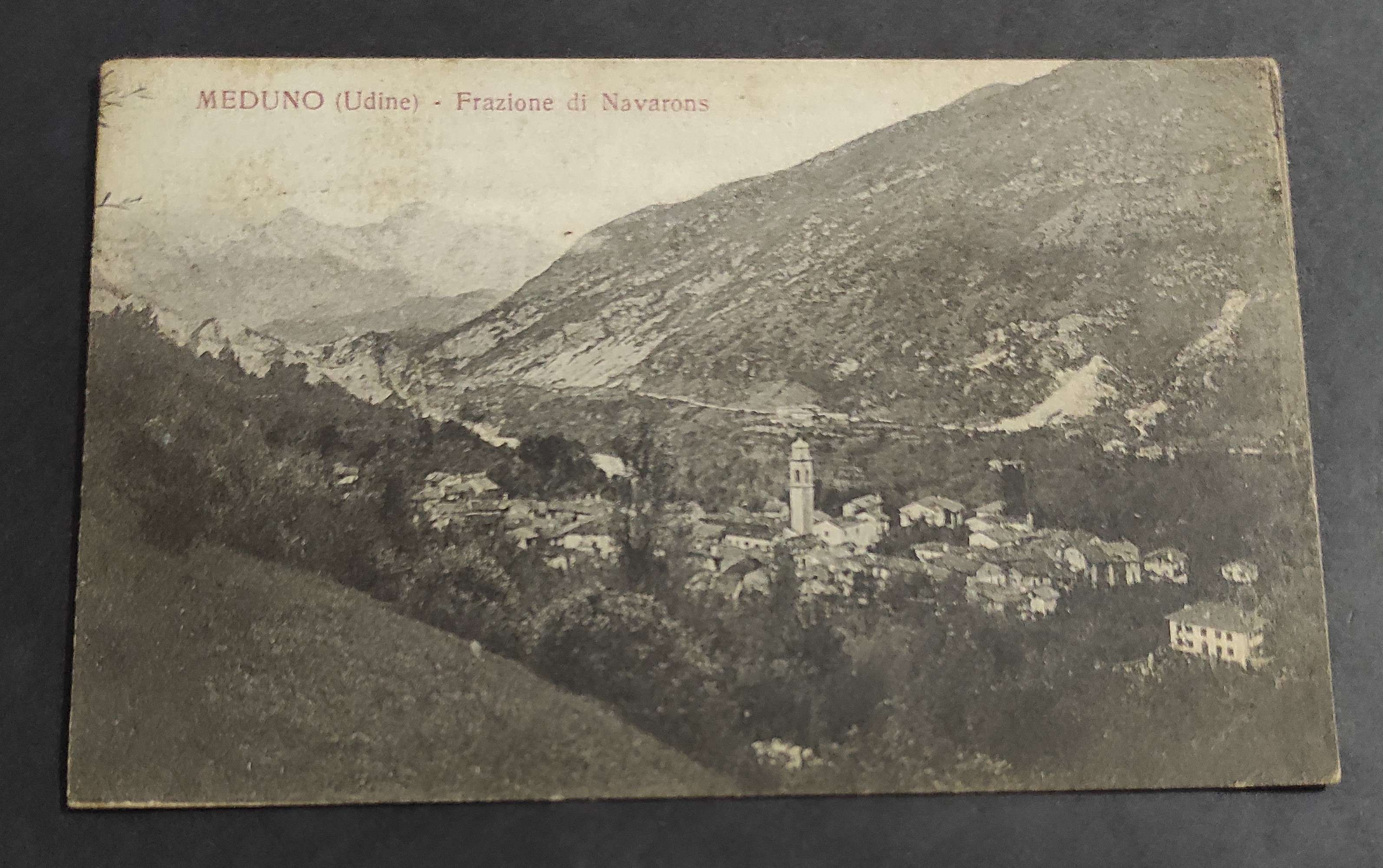 Cartolina Meduno (Udine) - Frazione di Navarons