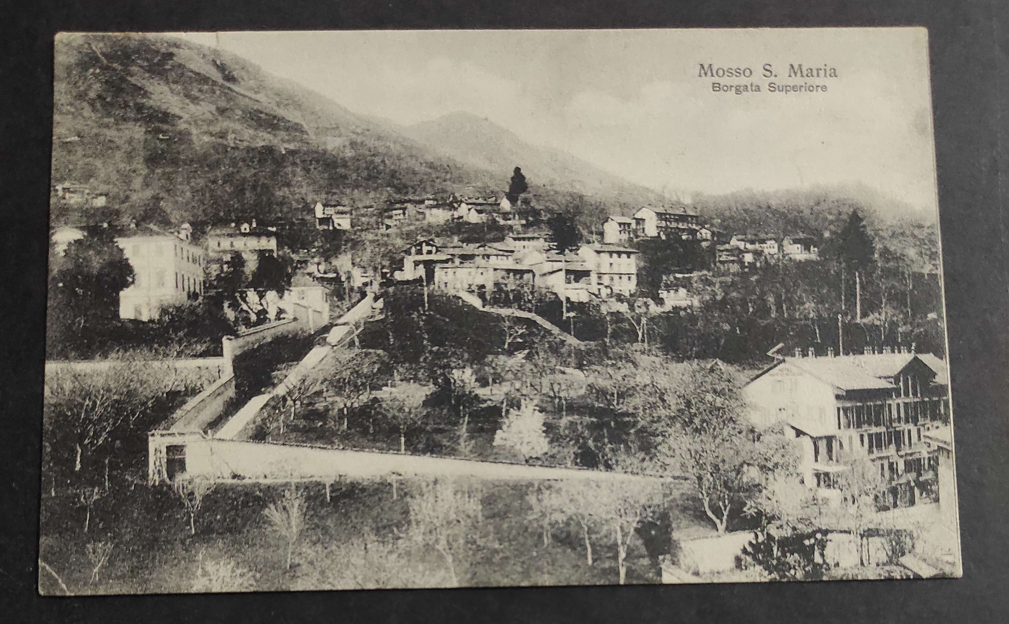 Cartolina Mosso S. Maria - Borgata Superiore