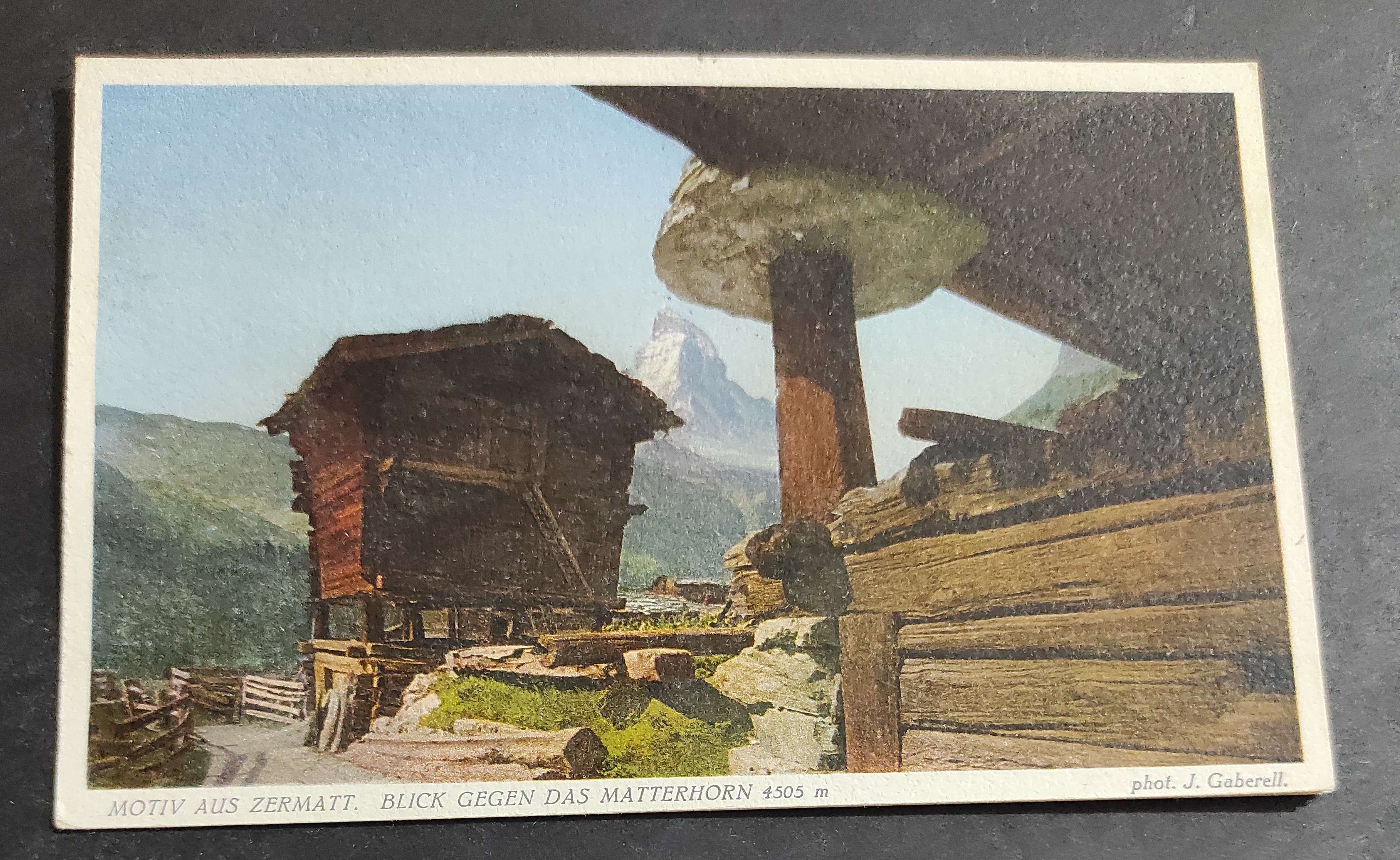 Cartolina Motiv Aus Zermatt - Blick Gegen das Matterhorn