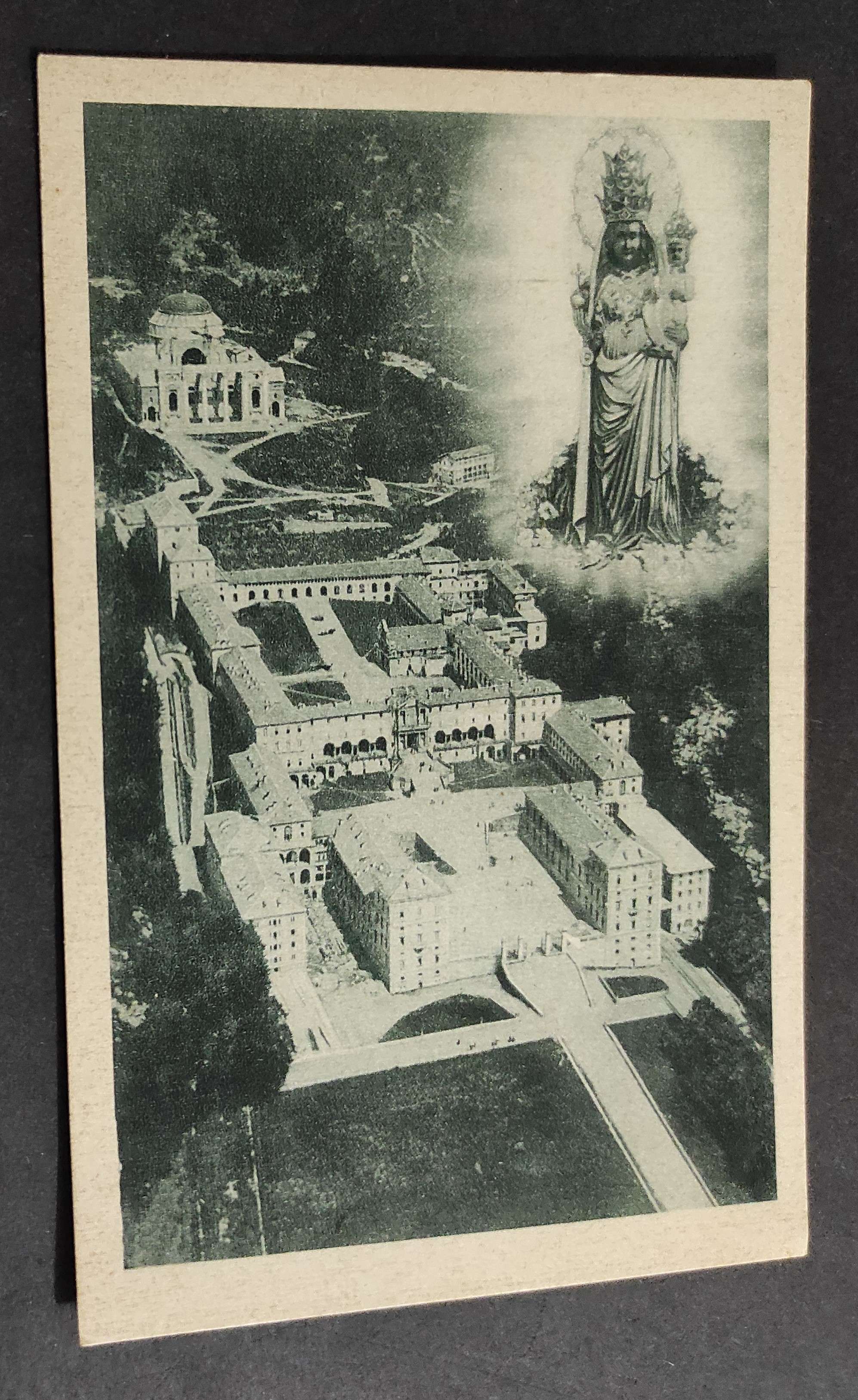 Cartolina Oropa - Il Santuario Visto dall'Aeroplano
