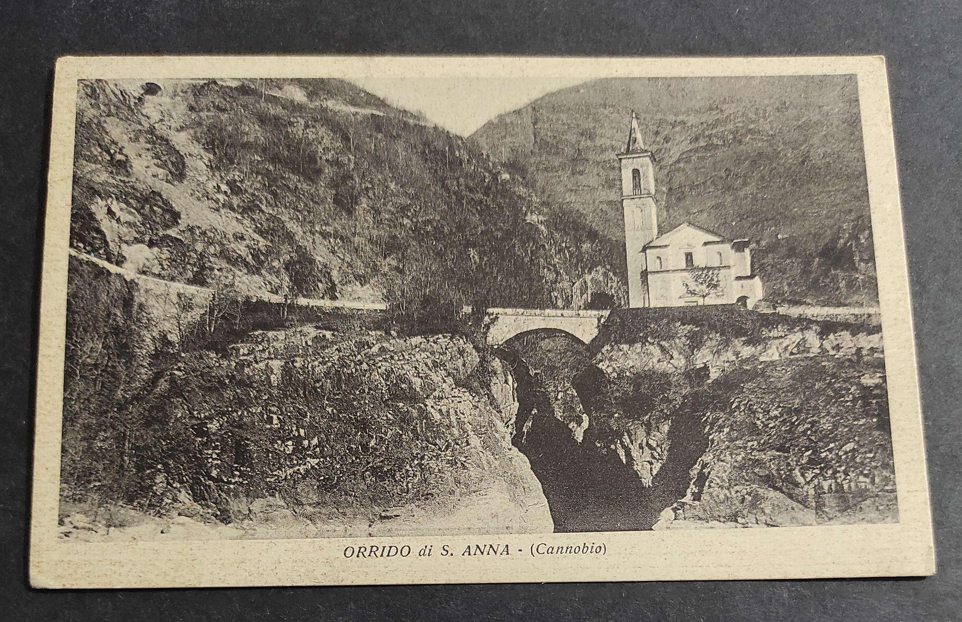 Cartolina Orrido di S. Anna - (Cannobio)