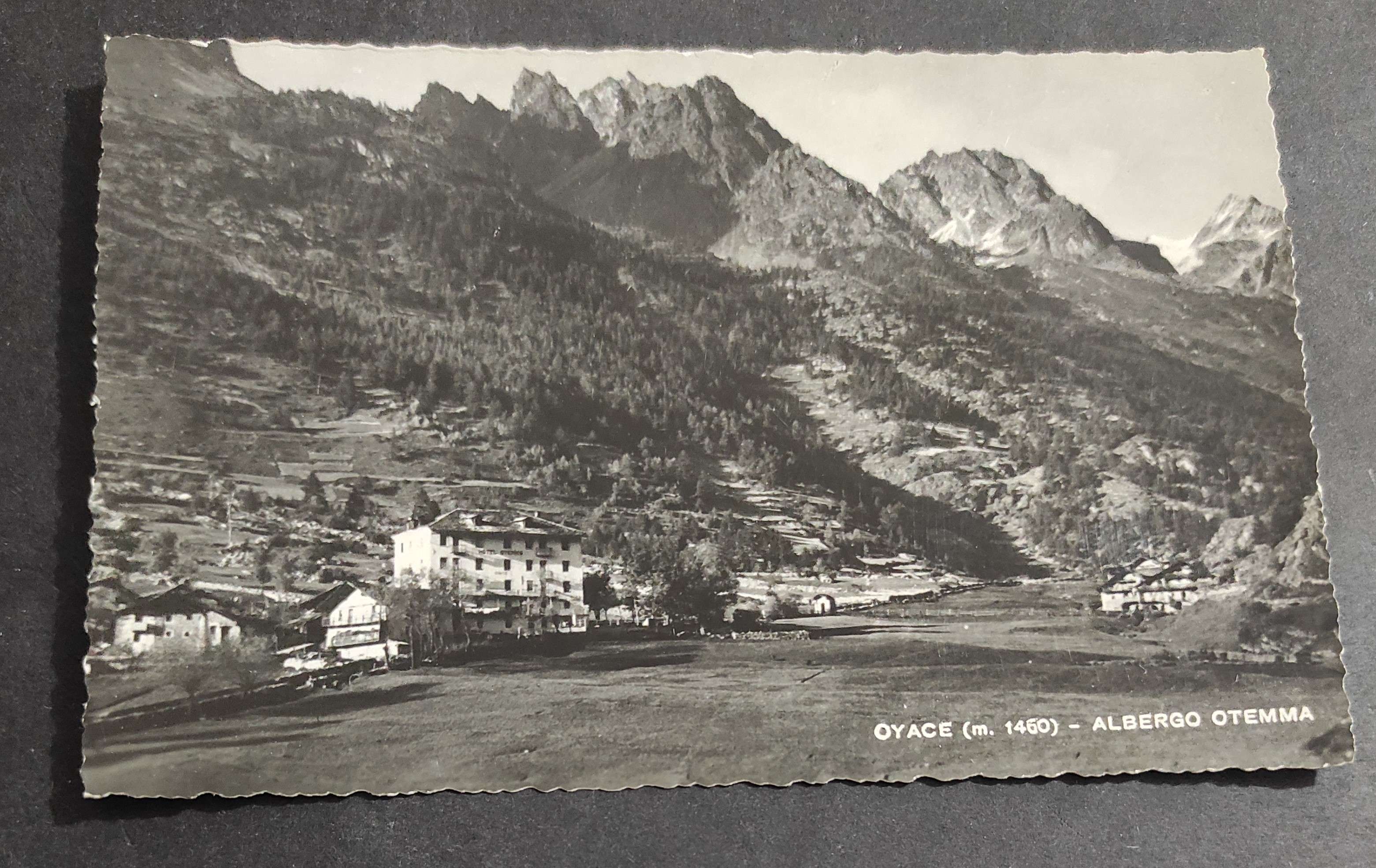 Cartolina Oyace - Albergo Otemma