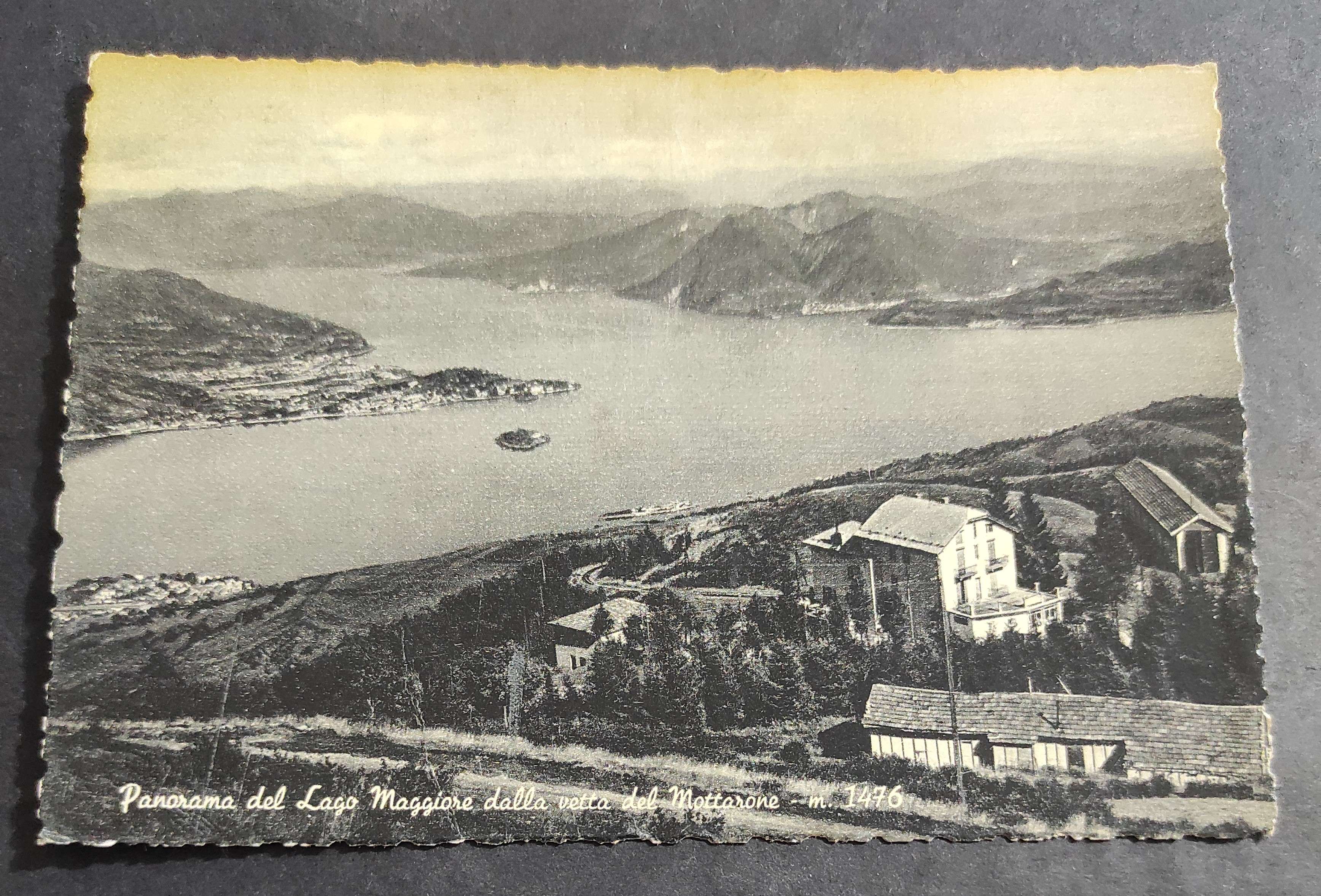 Cartolina Panorama del Lago Maggiore dalla Vetta del Mottarone