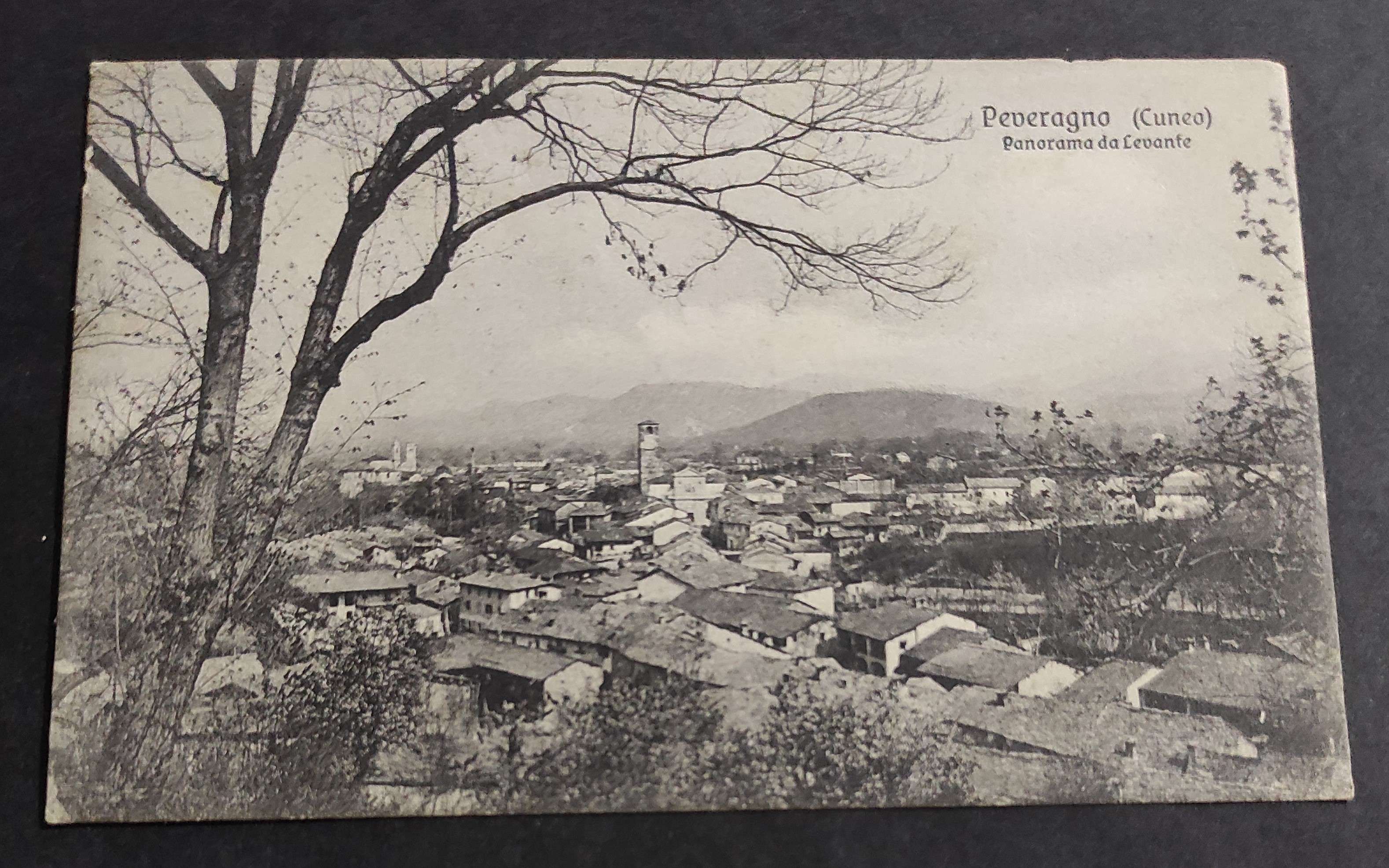 Cartolina Peveragno (Cuneo) - Panorama da Levante