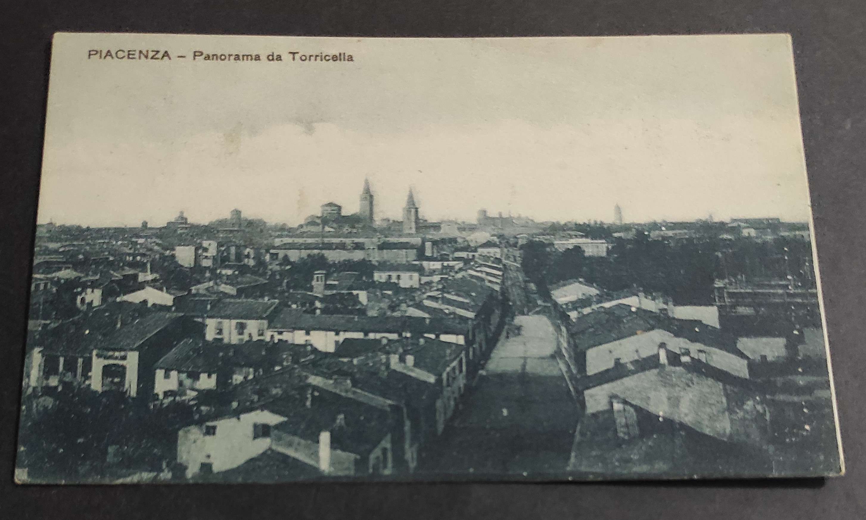 Cartolina Piacenza - Panorama da Torricella