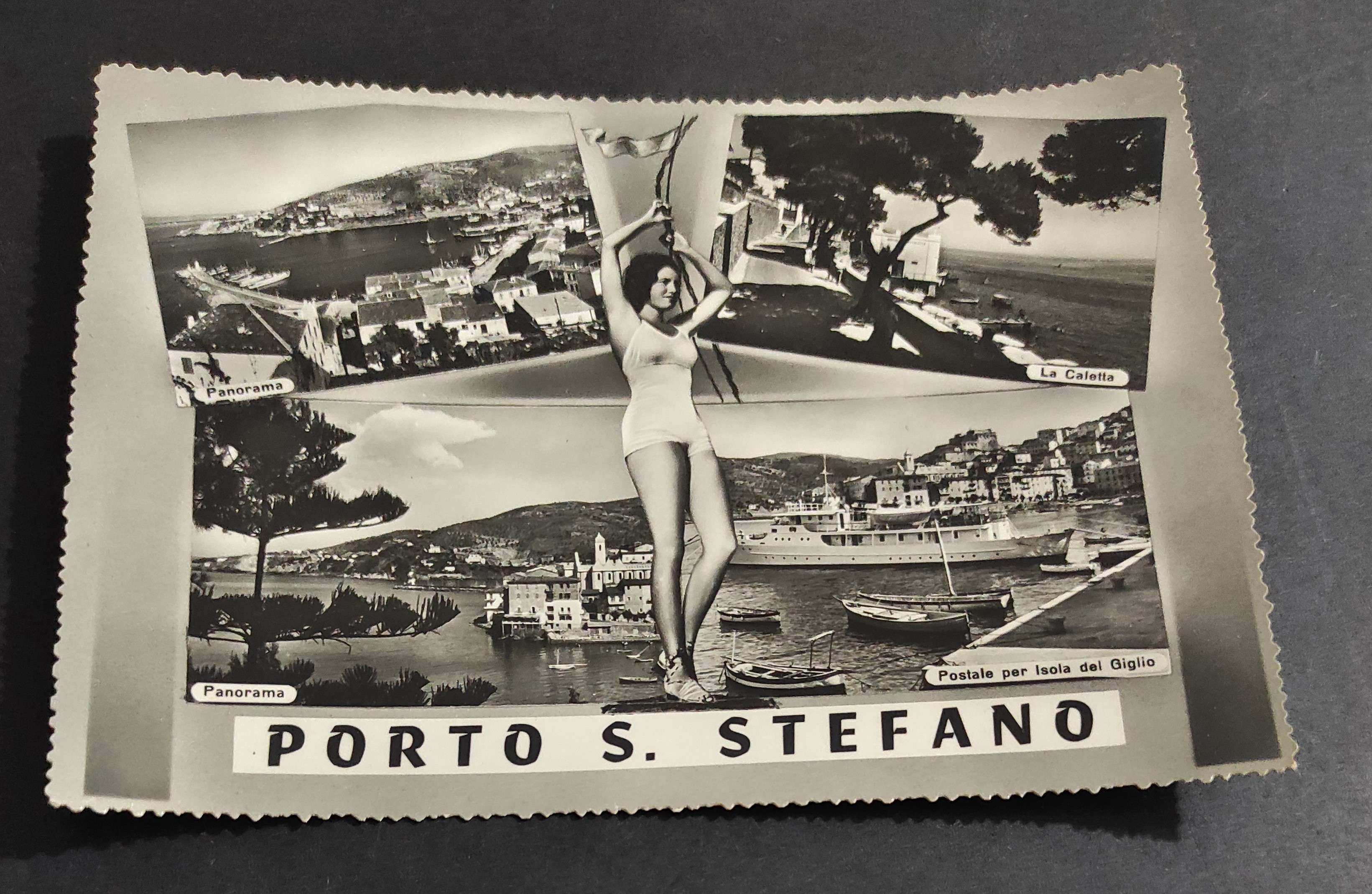 Cartolina Porto S. Stefano - Panorama - La Caletta - …