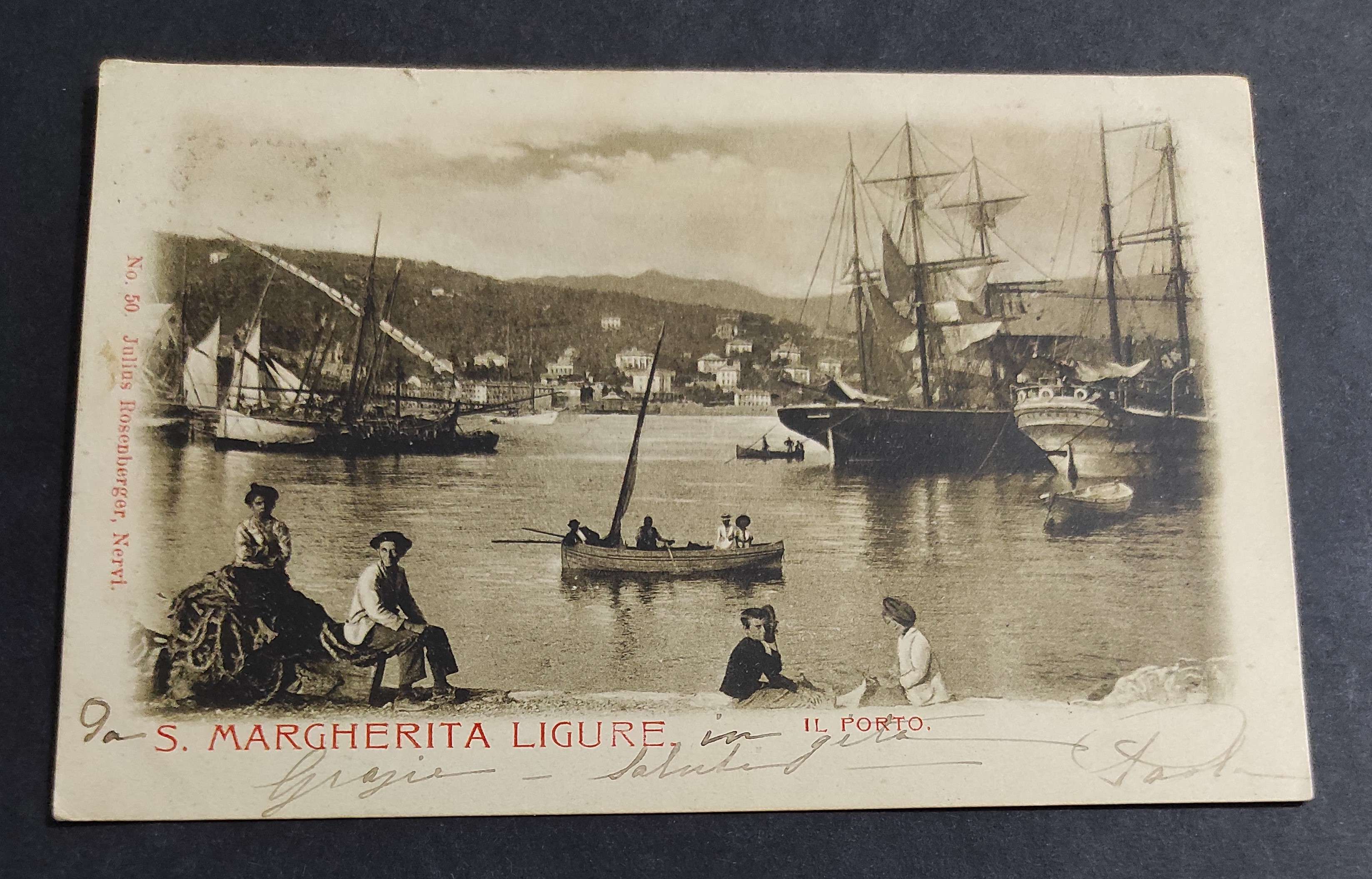 Cartolina S. Margherita Ligure - Il Porto