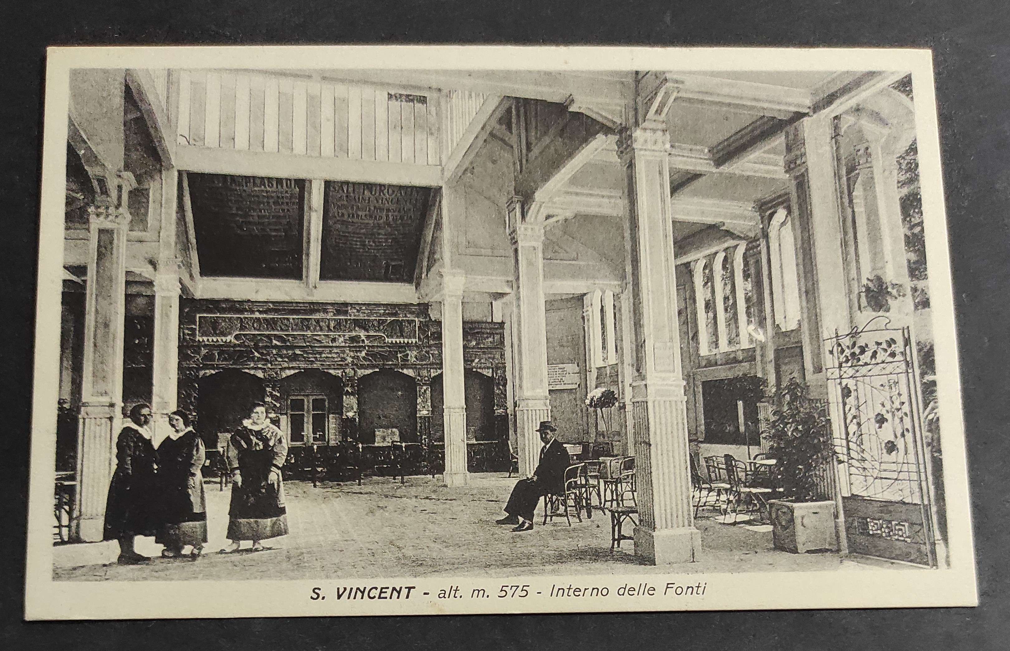 Cartolina S. Vincent - Interno delle Fonti