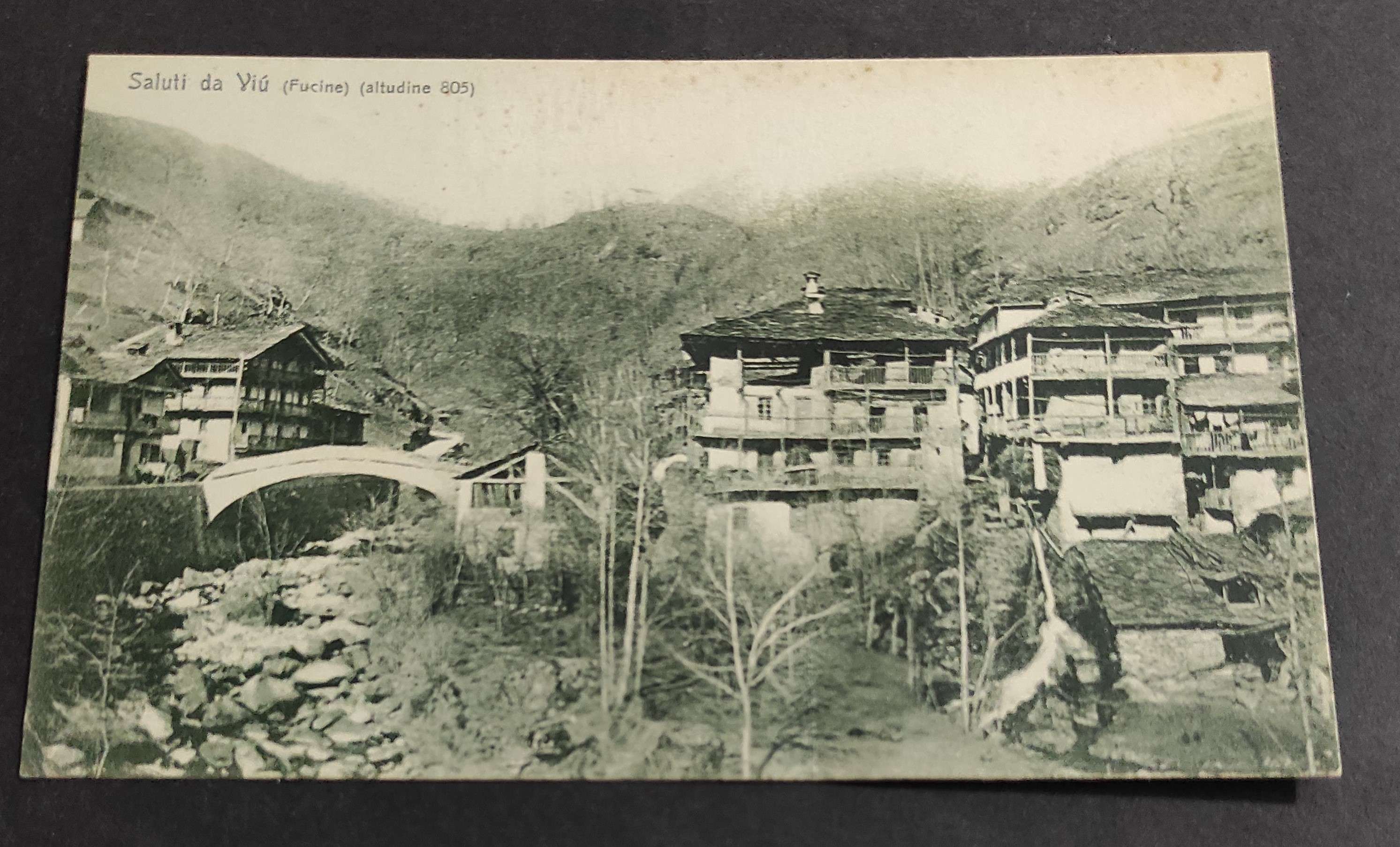 Cartolina Saluti da Viù (Fucine)