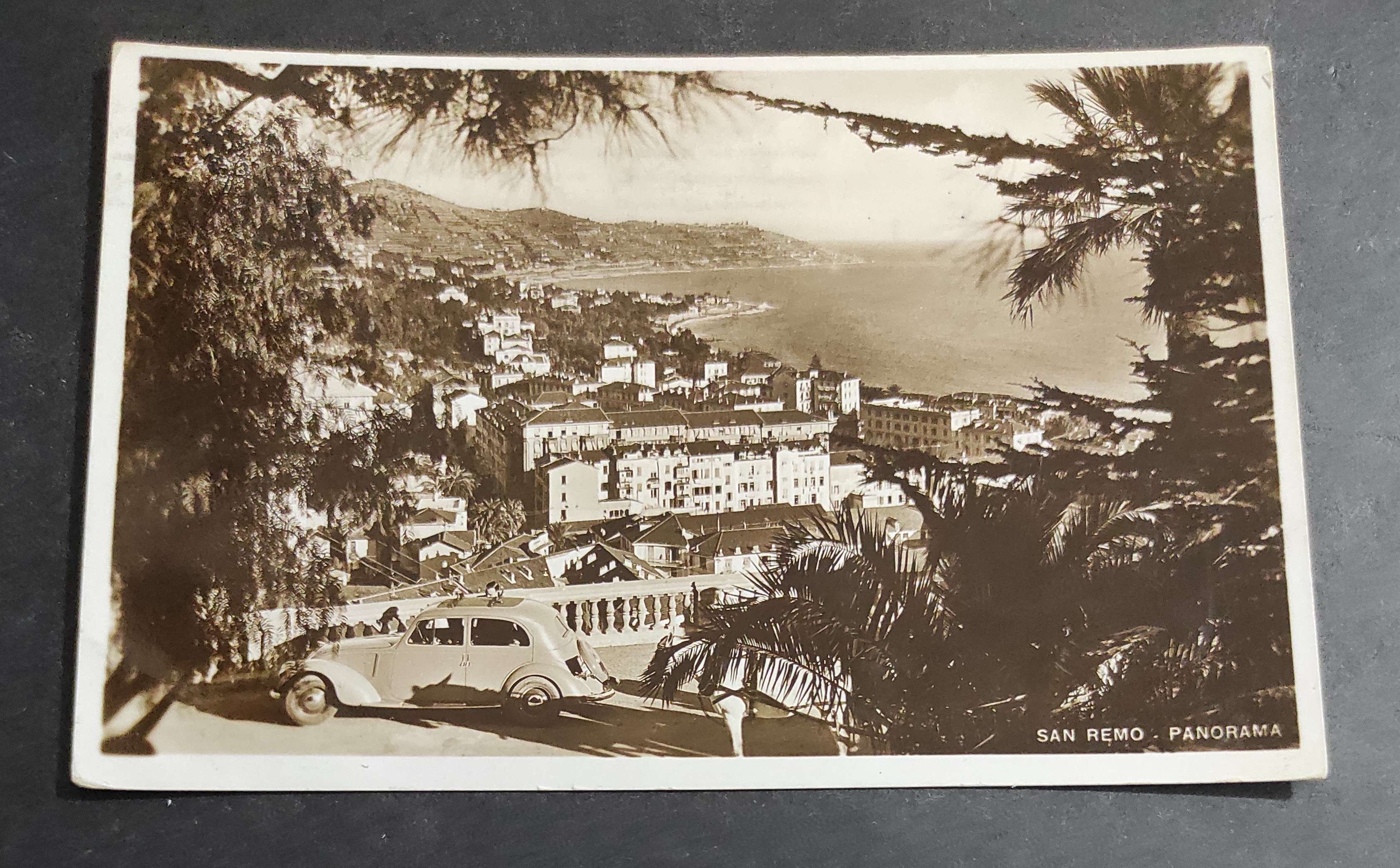 Cartolina San Remo - Panorama