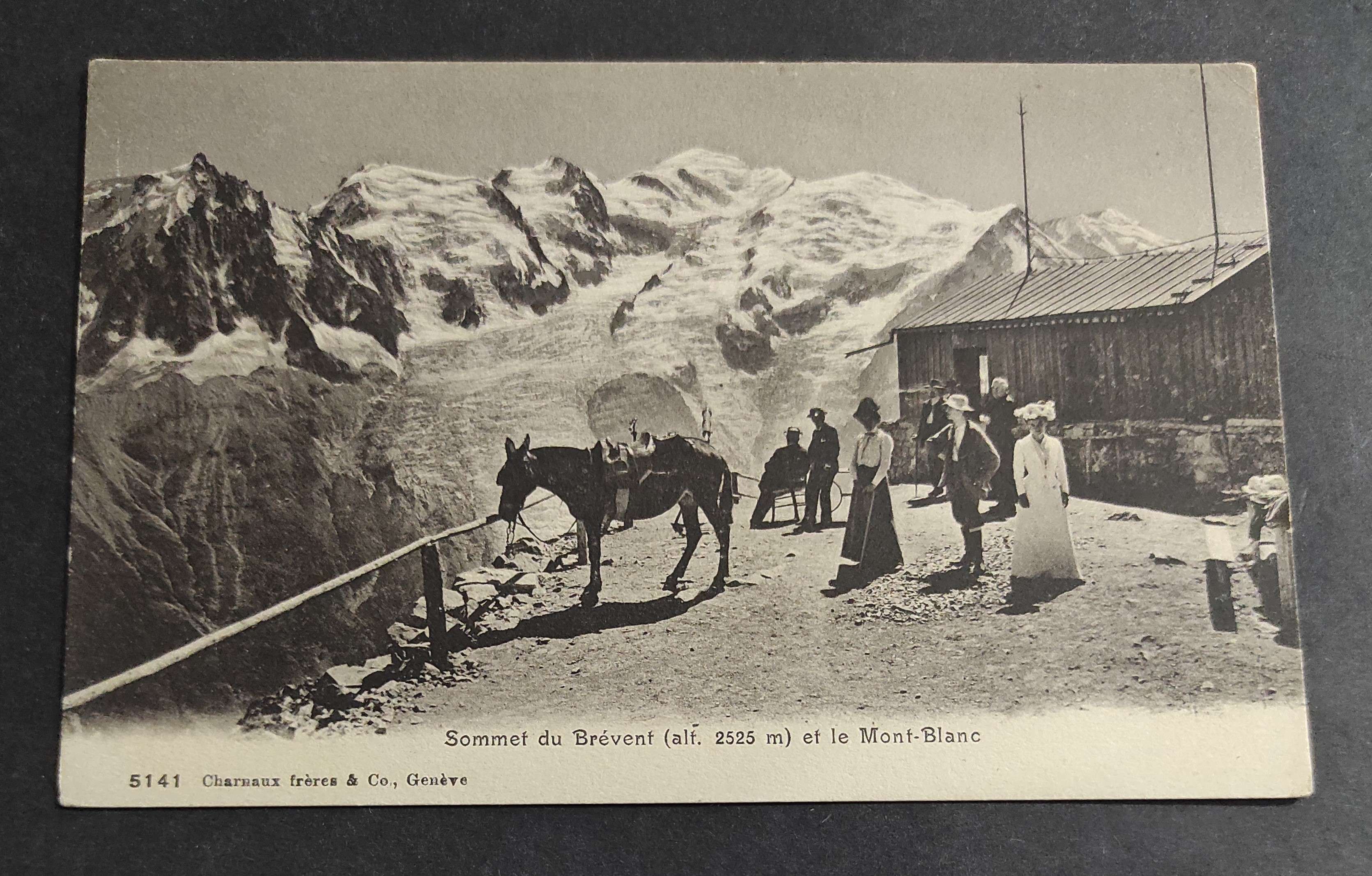 Cartolina Sommet du Brevént et le Mont-Blanc
