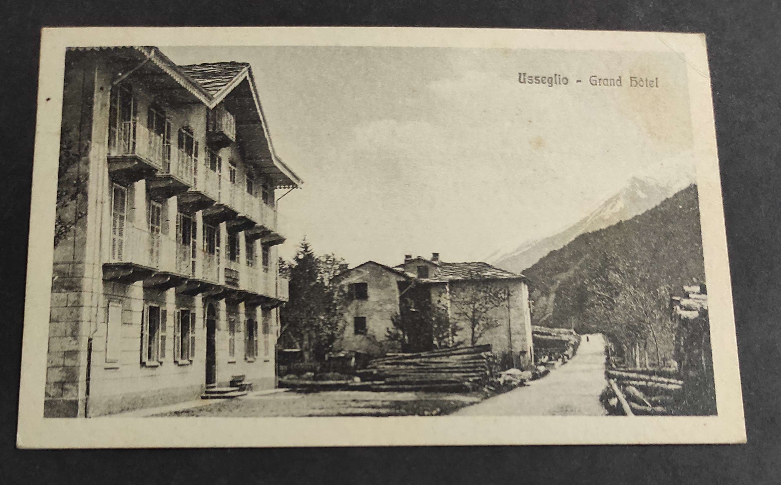 Cartolina Usseglio - Grand Hotel