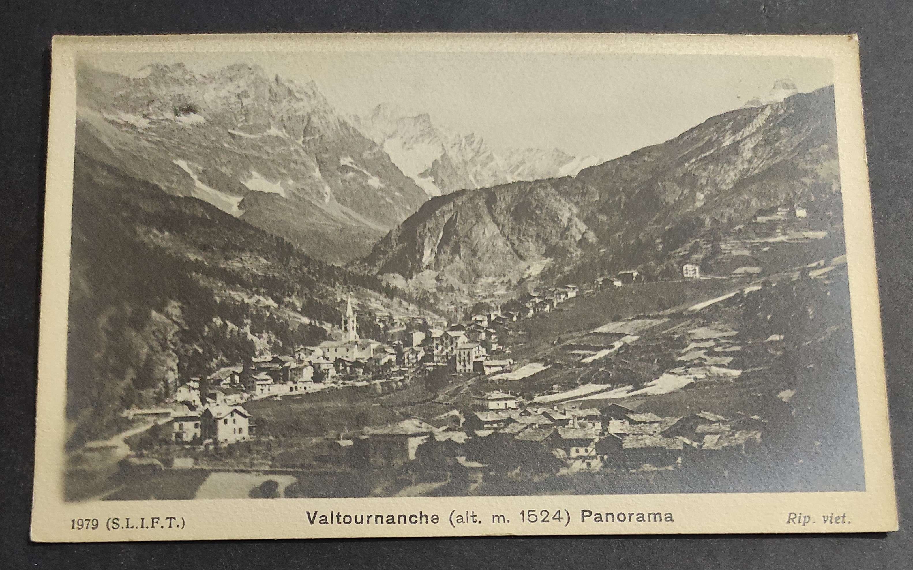 Cartolina Valtournanche - Panorama