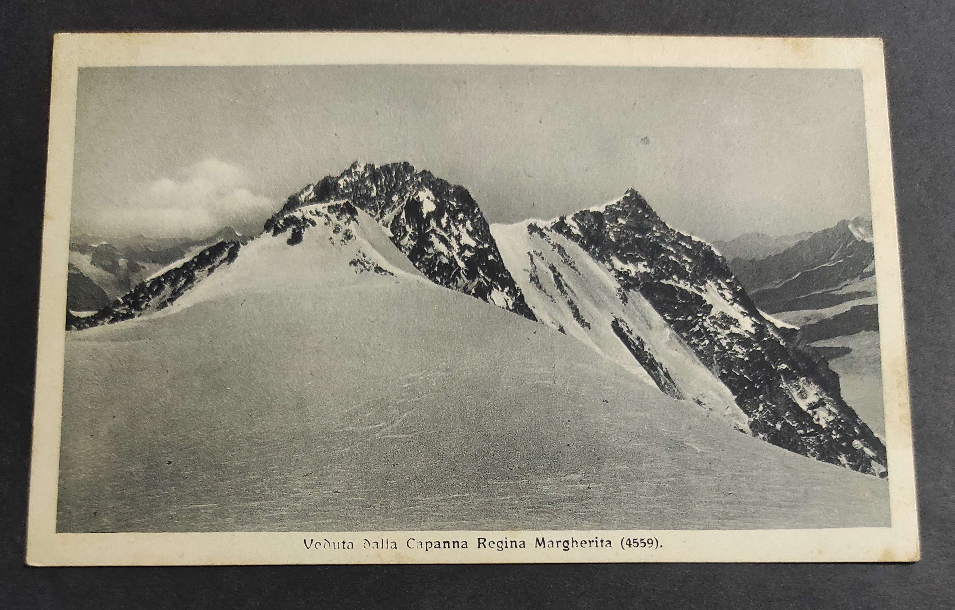 Cartolina Veduta dalla Capanna Regina Margherita