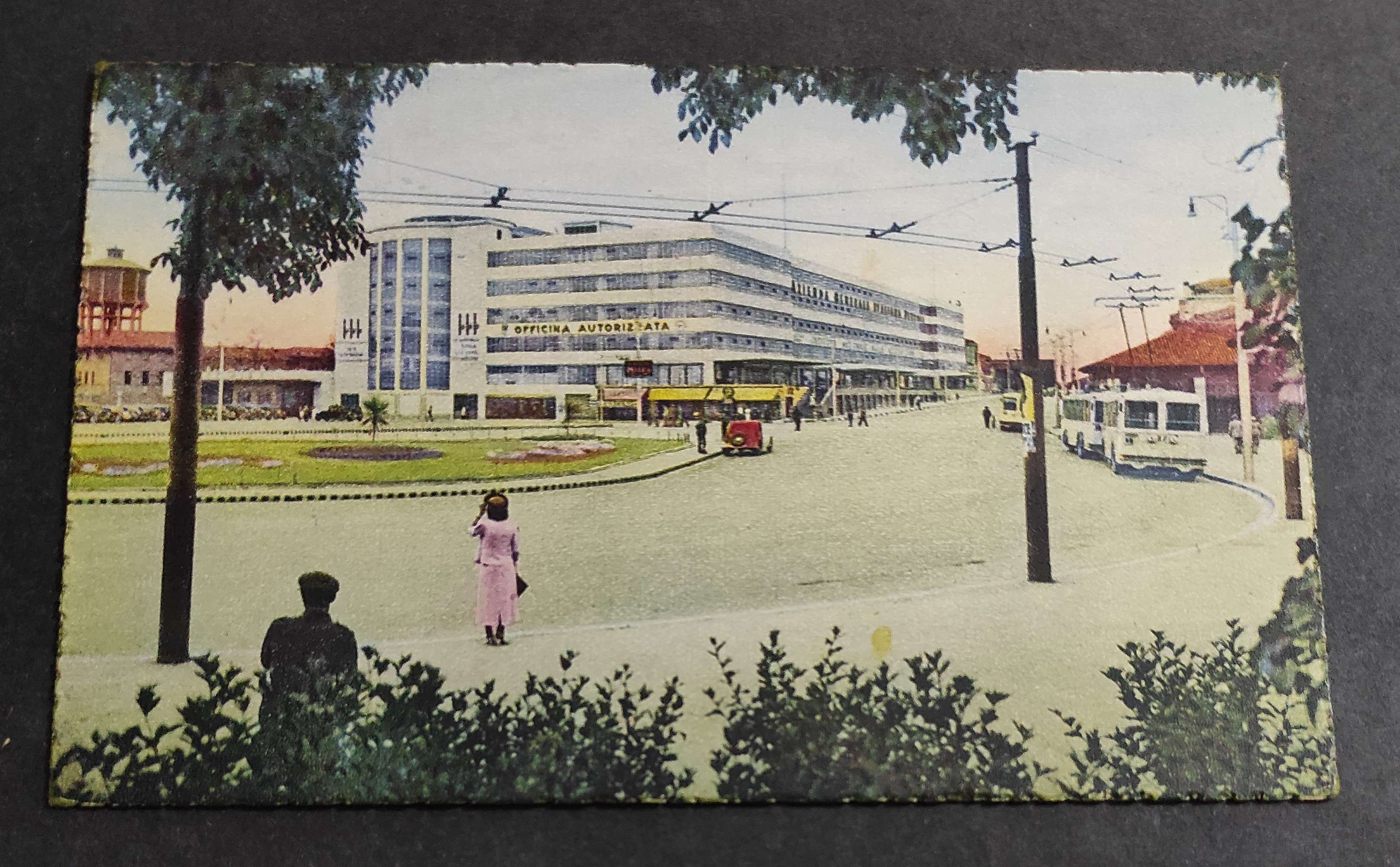 Cartolina Venezia - Piazzale Roma - Autorimessa