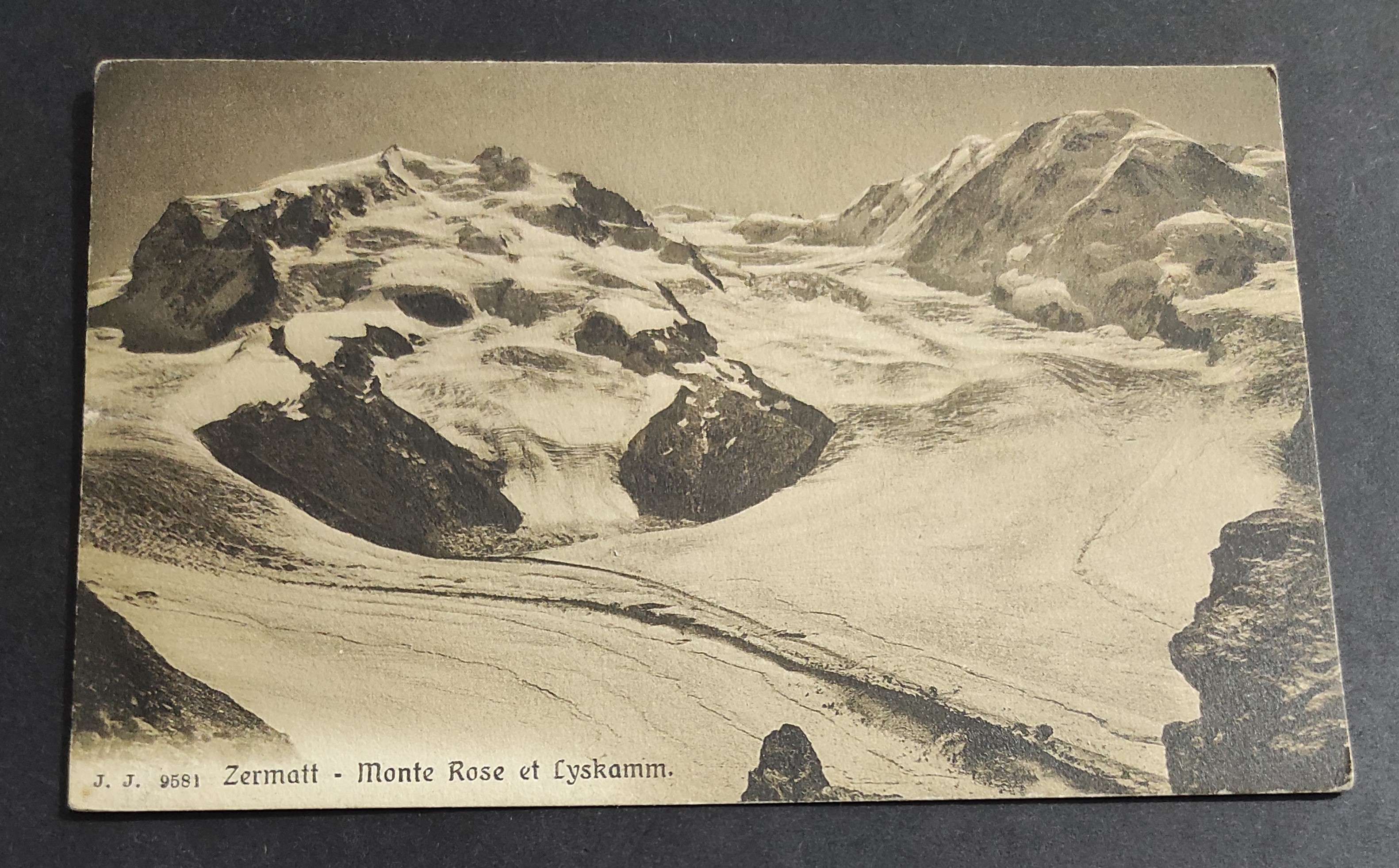 Cartolina Zermatt - Monte Rose et Lyskamm