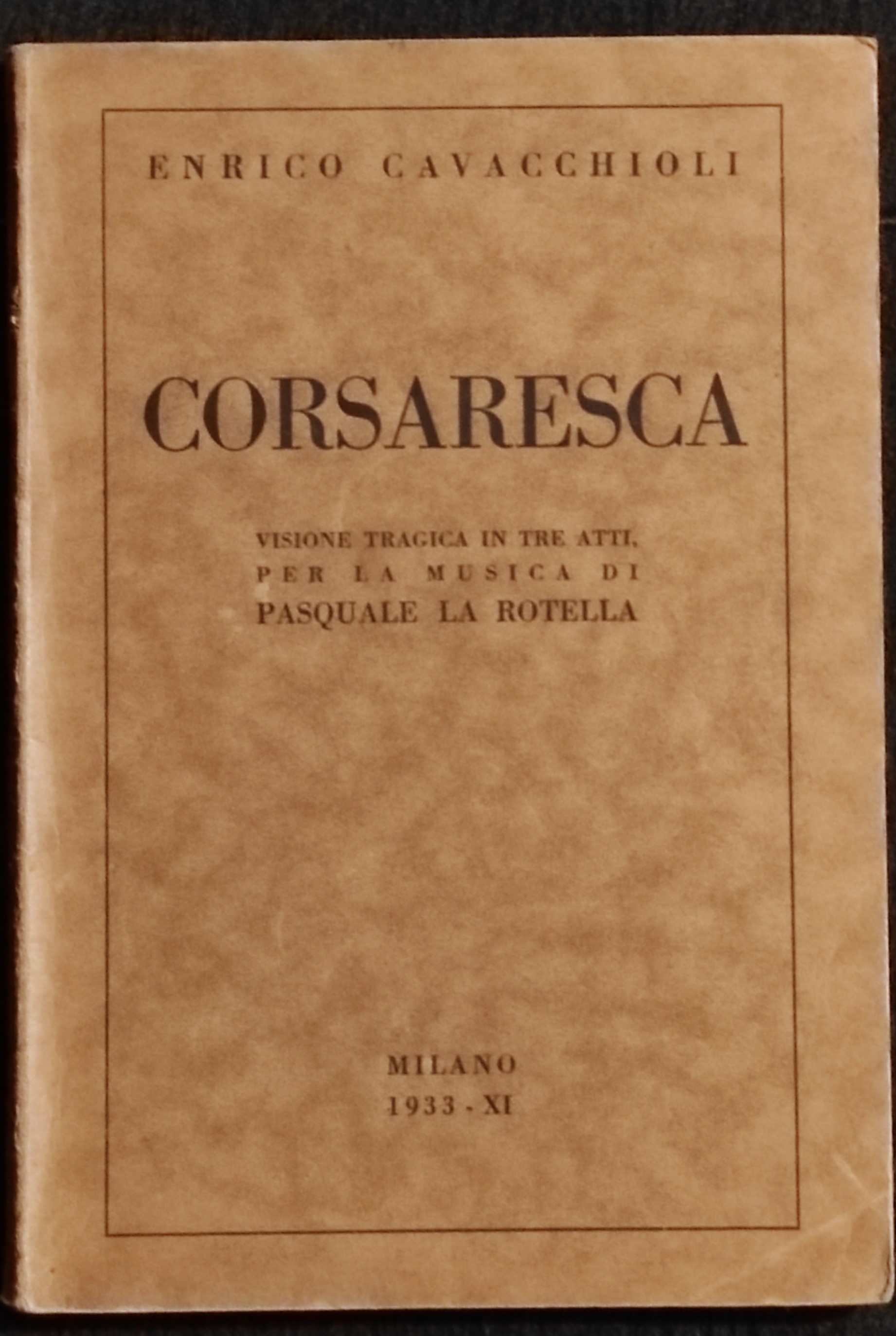 Corsaresca - Vers. Tragica