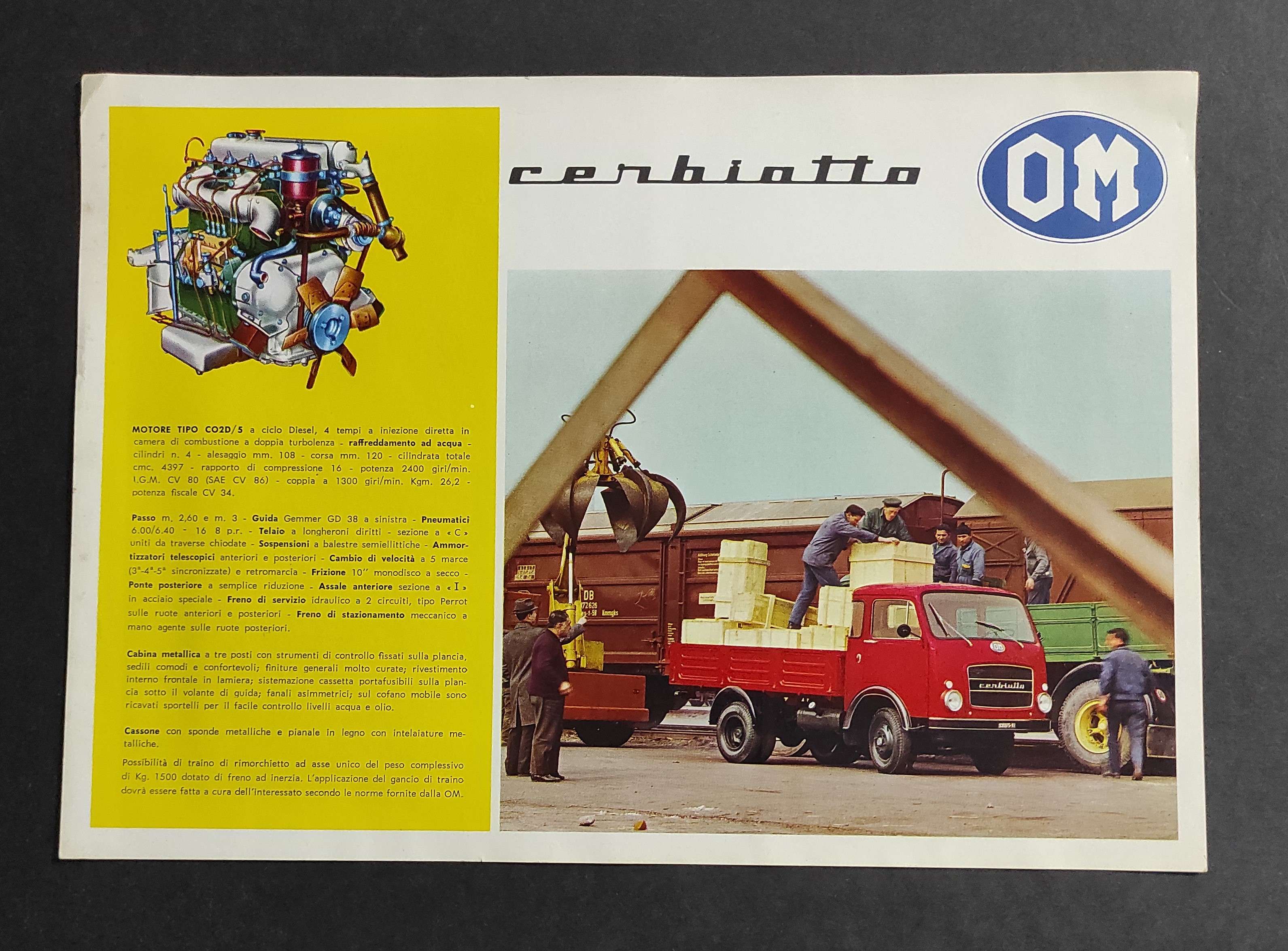Depliant Camion - OM - Cerbiatto