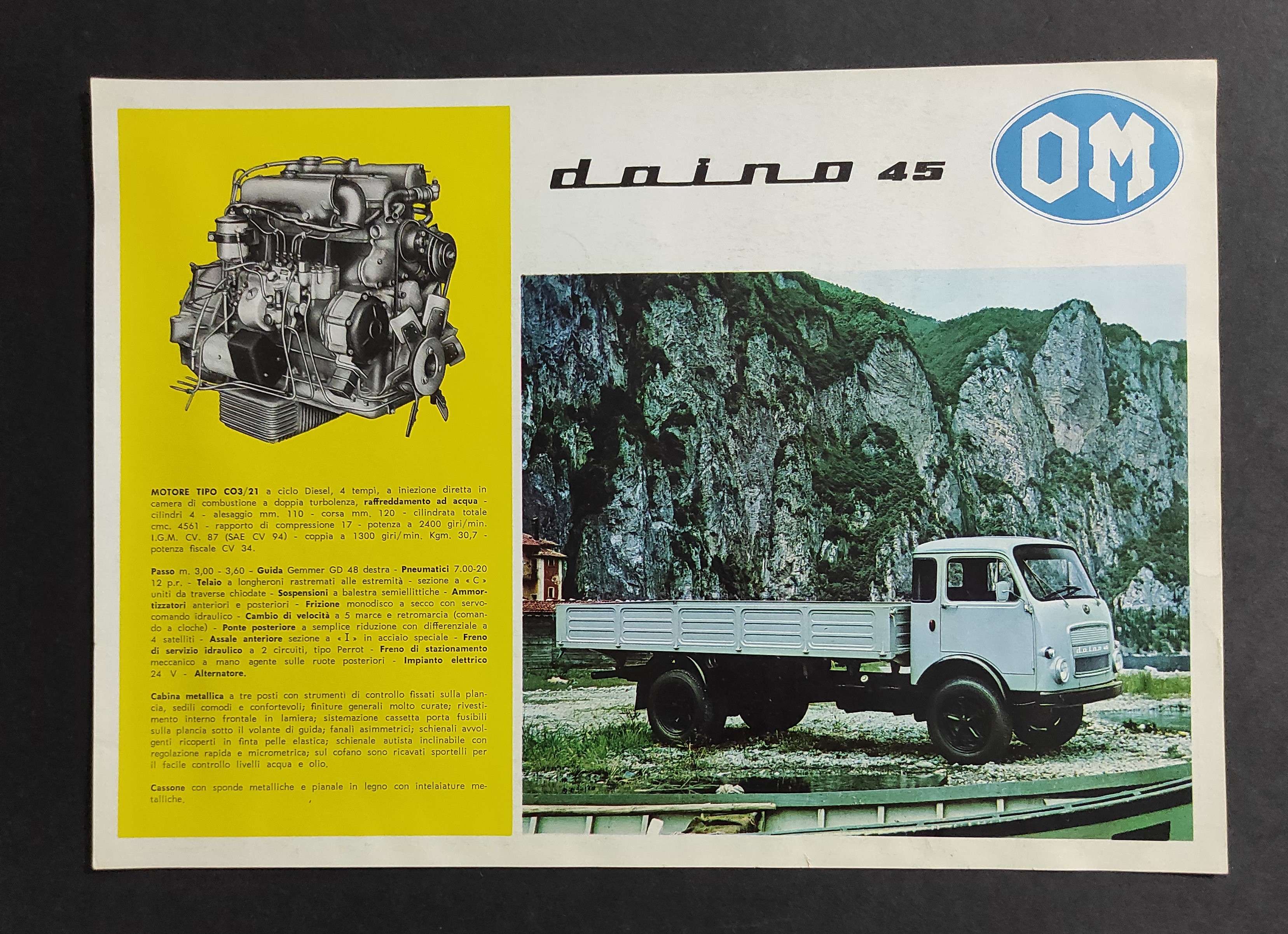 Depliant Camion - OM - Daino 45