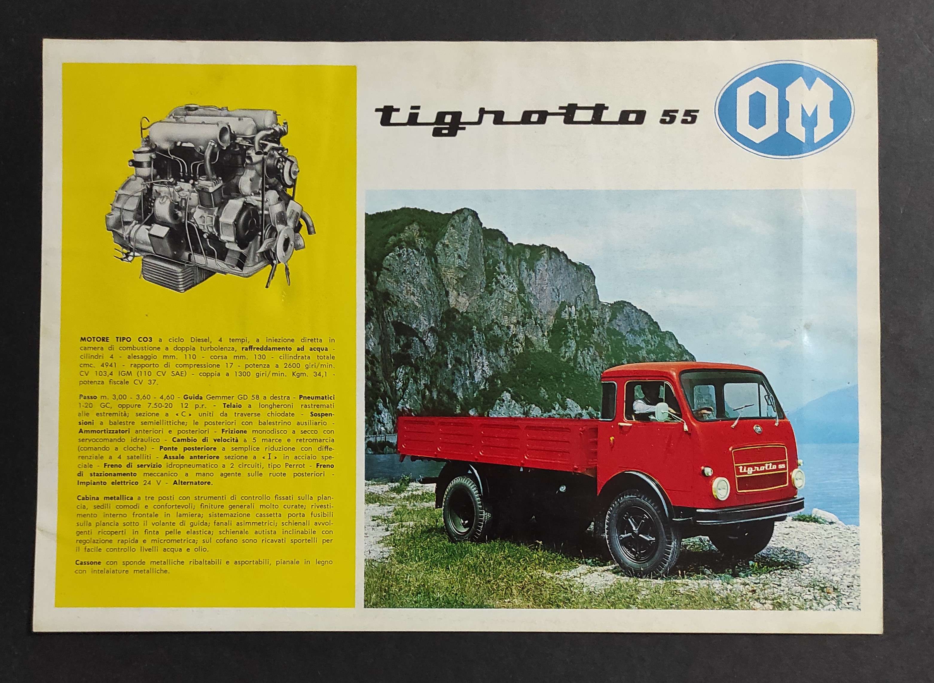 Depliant Camion - OM - Tigrotto 55