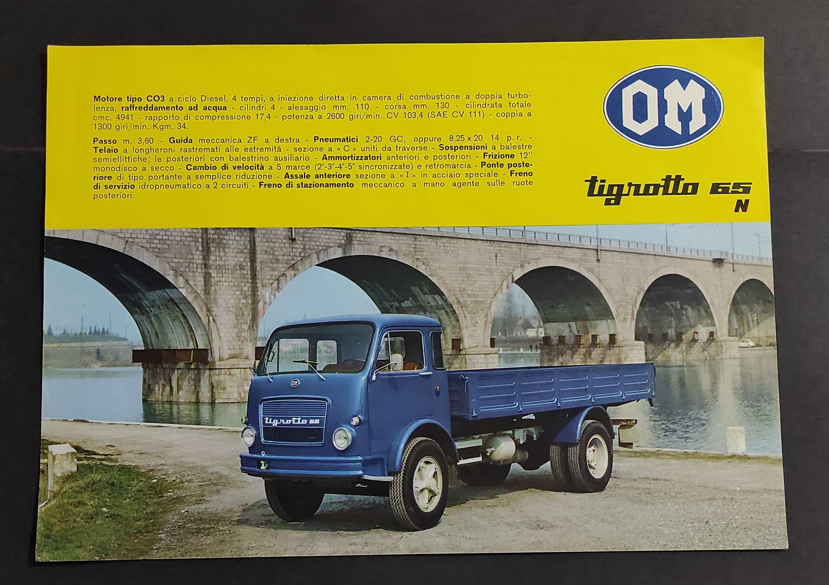 Depliant Camion - OM - Tigrotto 65 N