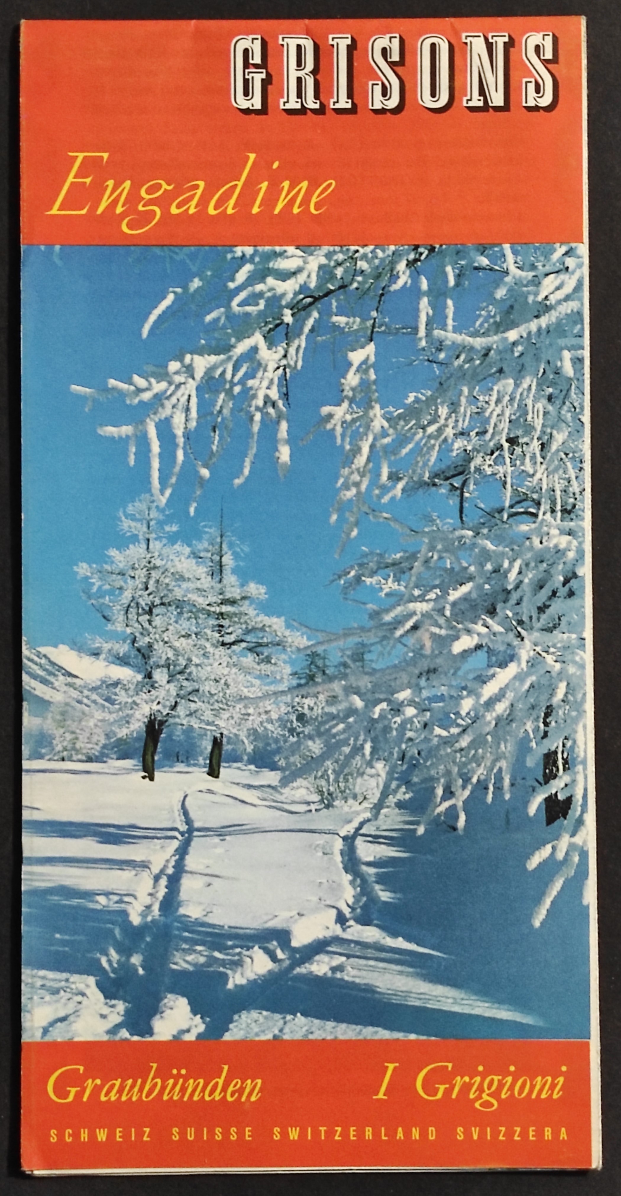Depliant Grisons Engadine - Graubunden - I Grigioni - Svizzera