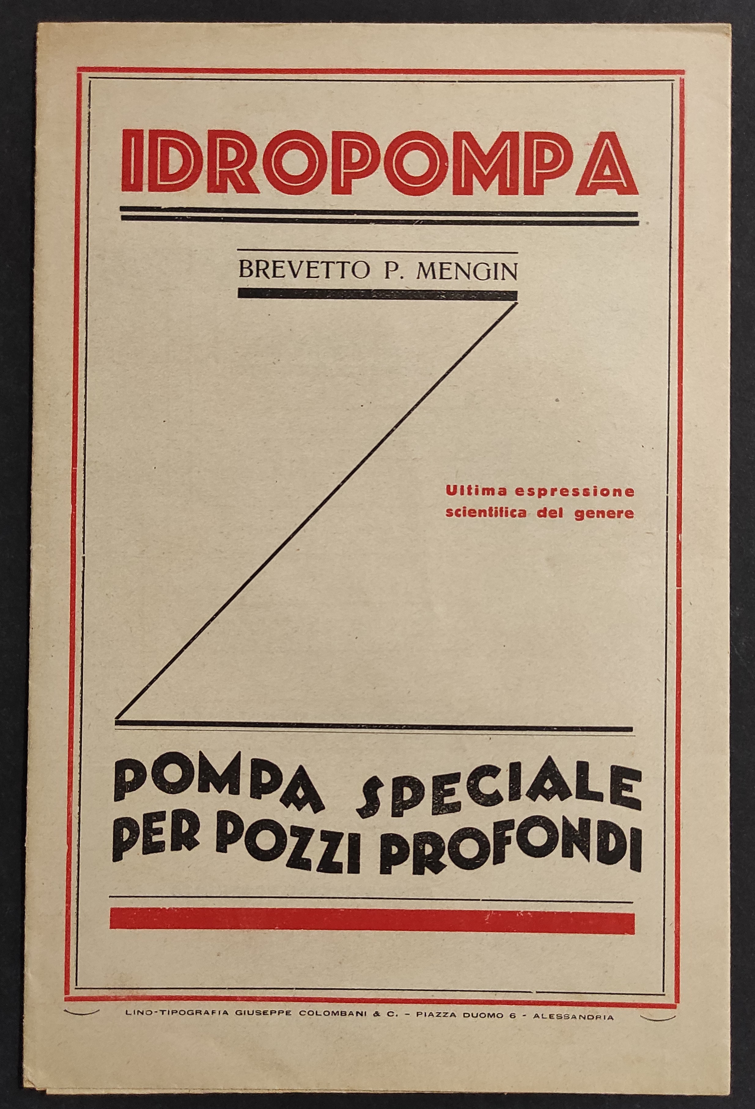 Depliant Idropompa - Pompa Speciale per Pozzi Profondi - Brev …