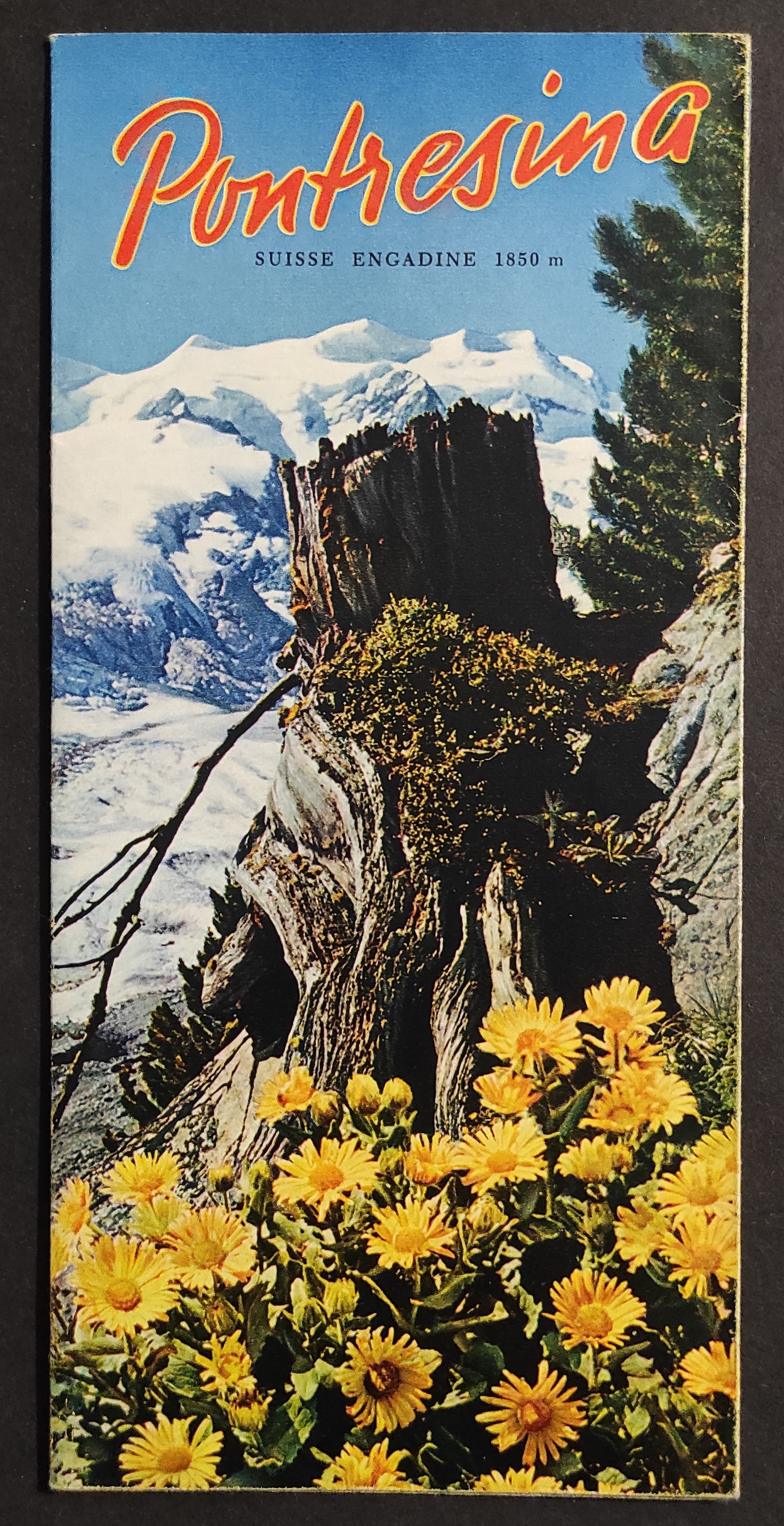 Depliant Pontresina - Suisse Engadine 1850m A
