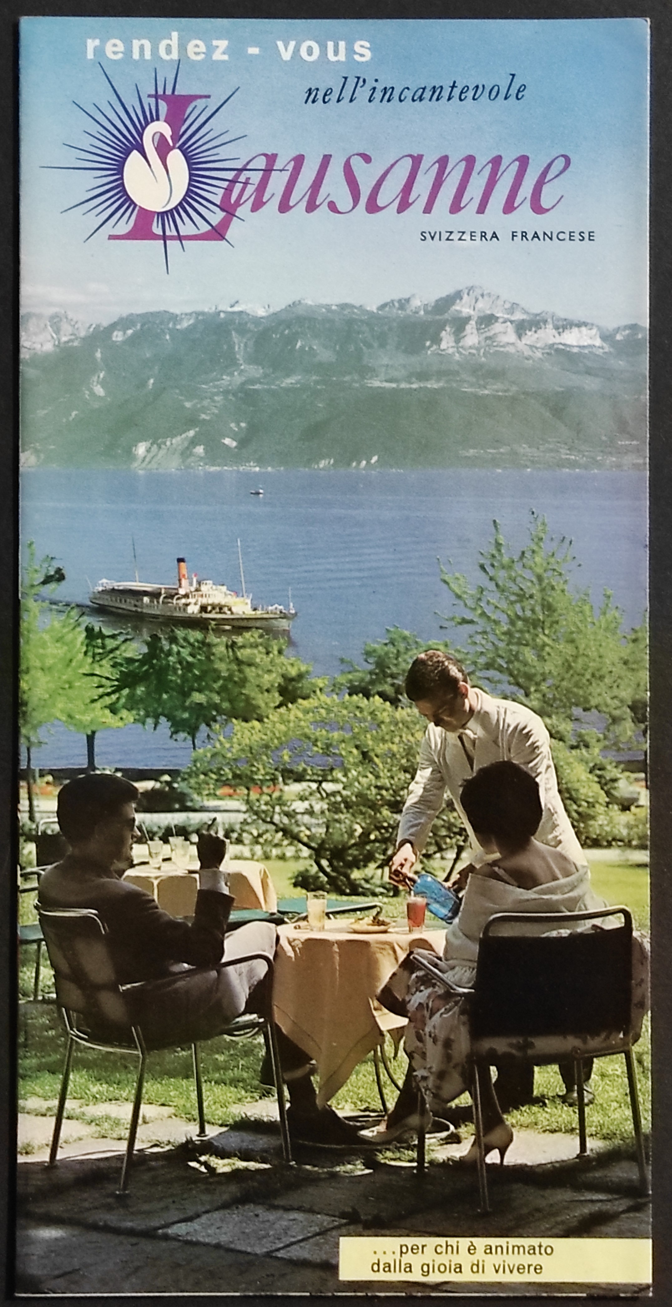 Depliant Rendez-Vous Nell'Incantevole Losanna - Svizzera Francese