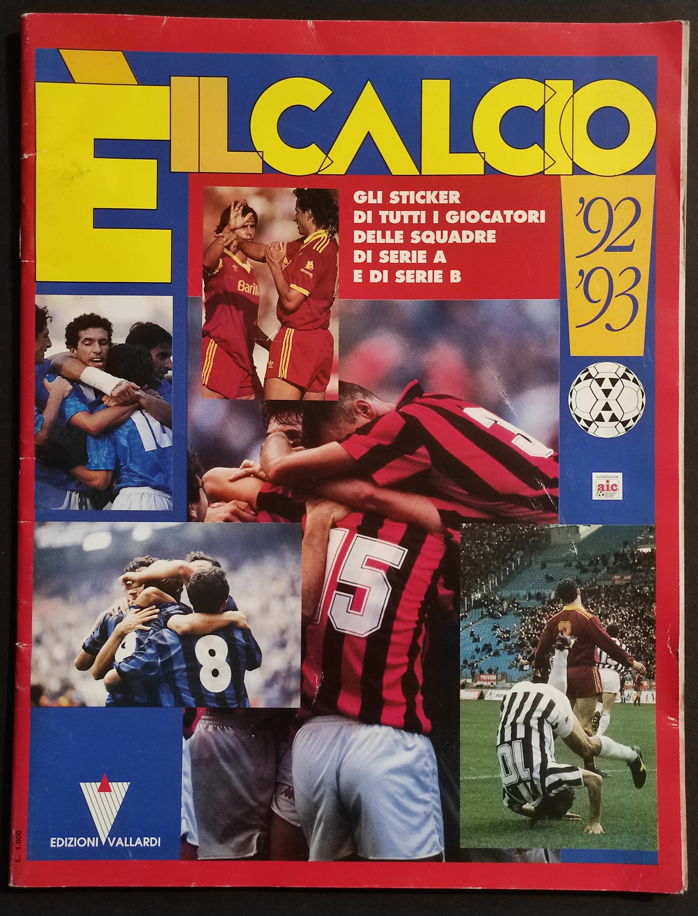 è il Calcio '92 '93 - Sticker Giocatori di Serie …