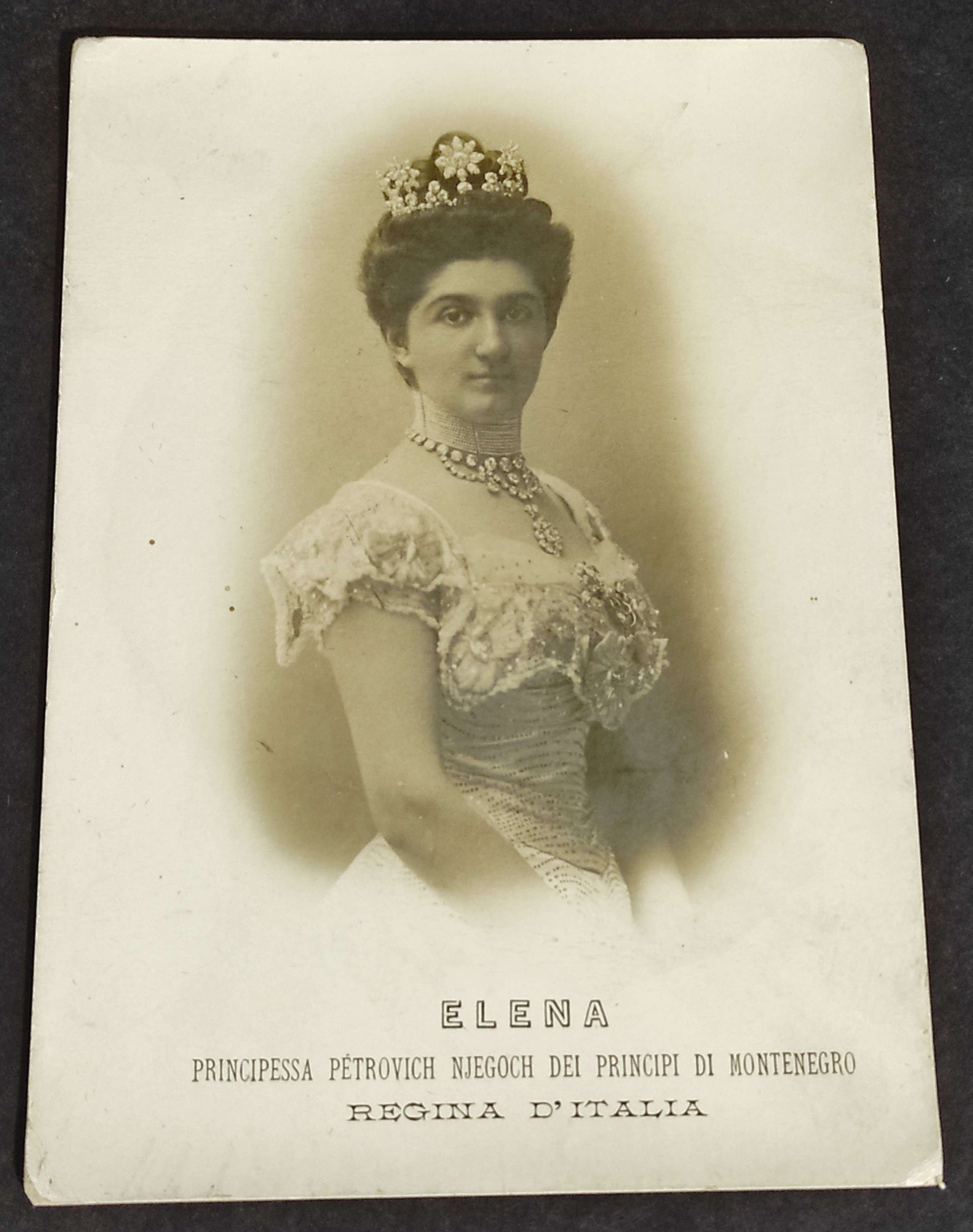Fotografia Elena Regina d'Italia - Principessa Montenegro - Primo '900